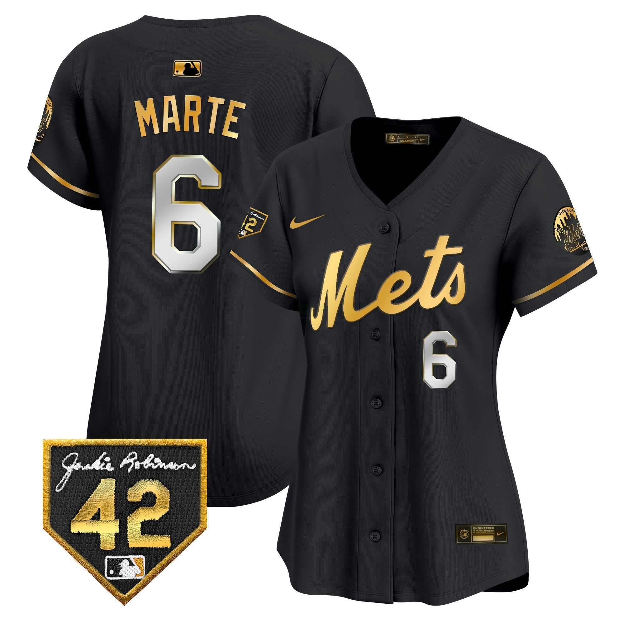 Camisa MLB Women’s New York 2024 Jackie Robinson Patch Vapor Premier Limited Jersey