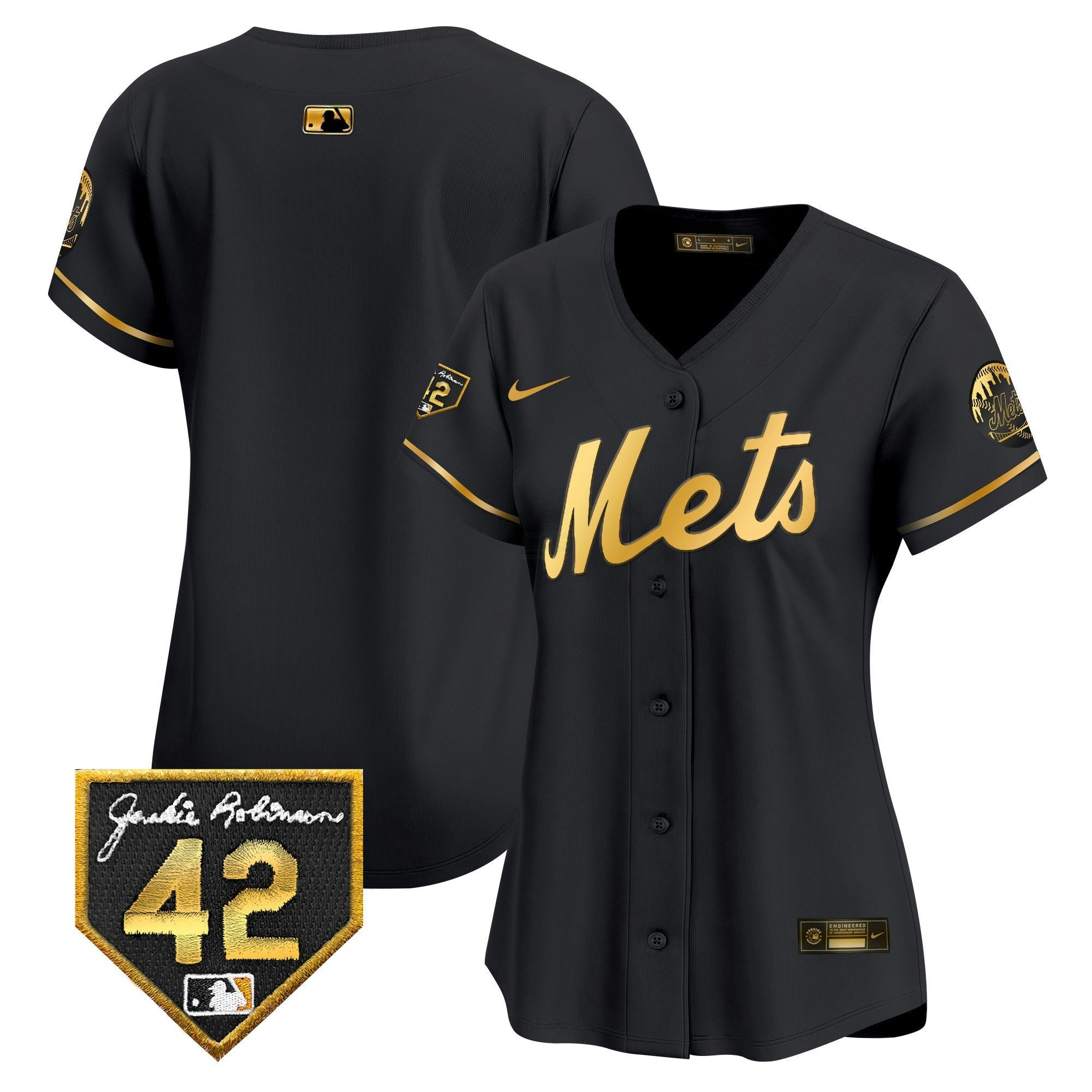 Camisa MLB Women’s New York 2024 Jackie Robinson Patch Vapor Premier Limited Jersey
