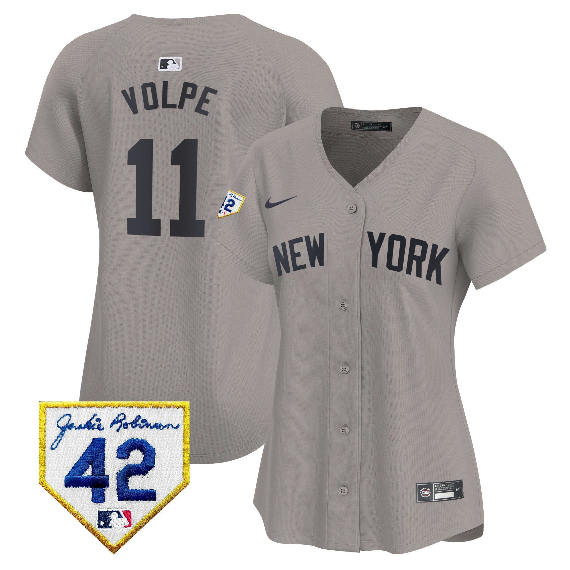 Camisa MLB Women’s New York 2024 Jackie Robinson Patch Vapor Premier Limited Jersey