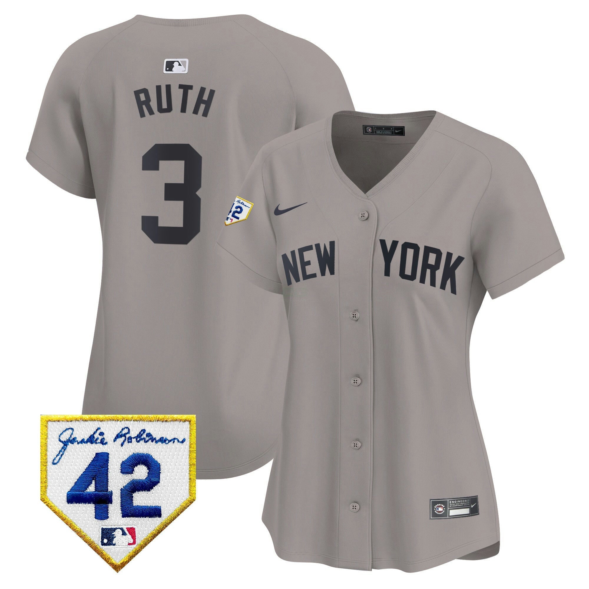 Camisa MLB Women’s New York 2024 Jackie Robinson Patch Vapor Premier Limited Jersey