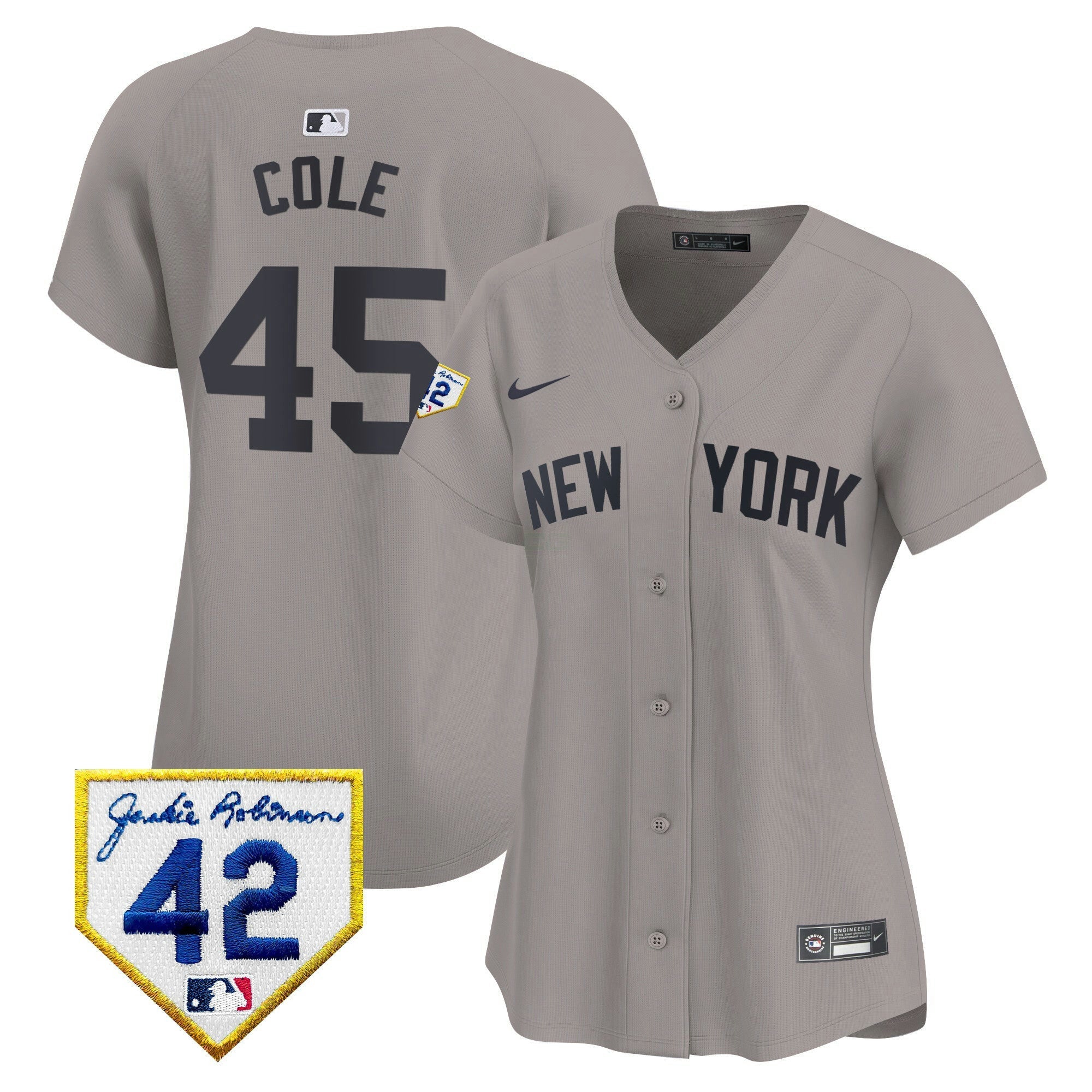 Camisa MLB Women’s New York 2024 Jackie Robinson Patch Vapor Premier Limited Jersey