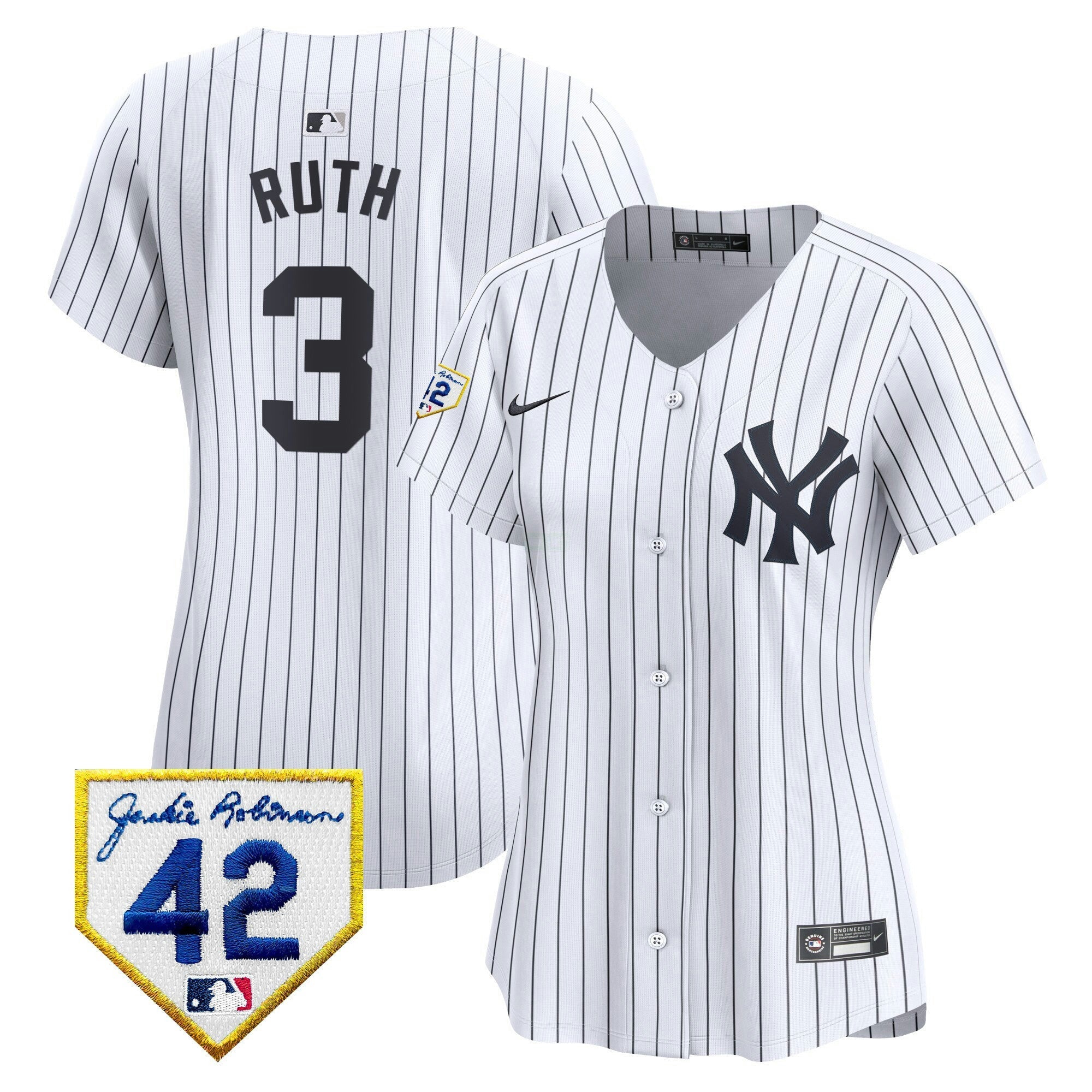 Camisa MLB Women’s New York 2024 Jackie Robinson Patch Vapor Premier Limited Jersey