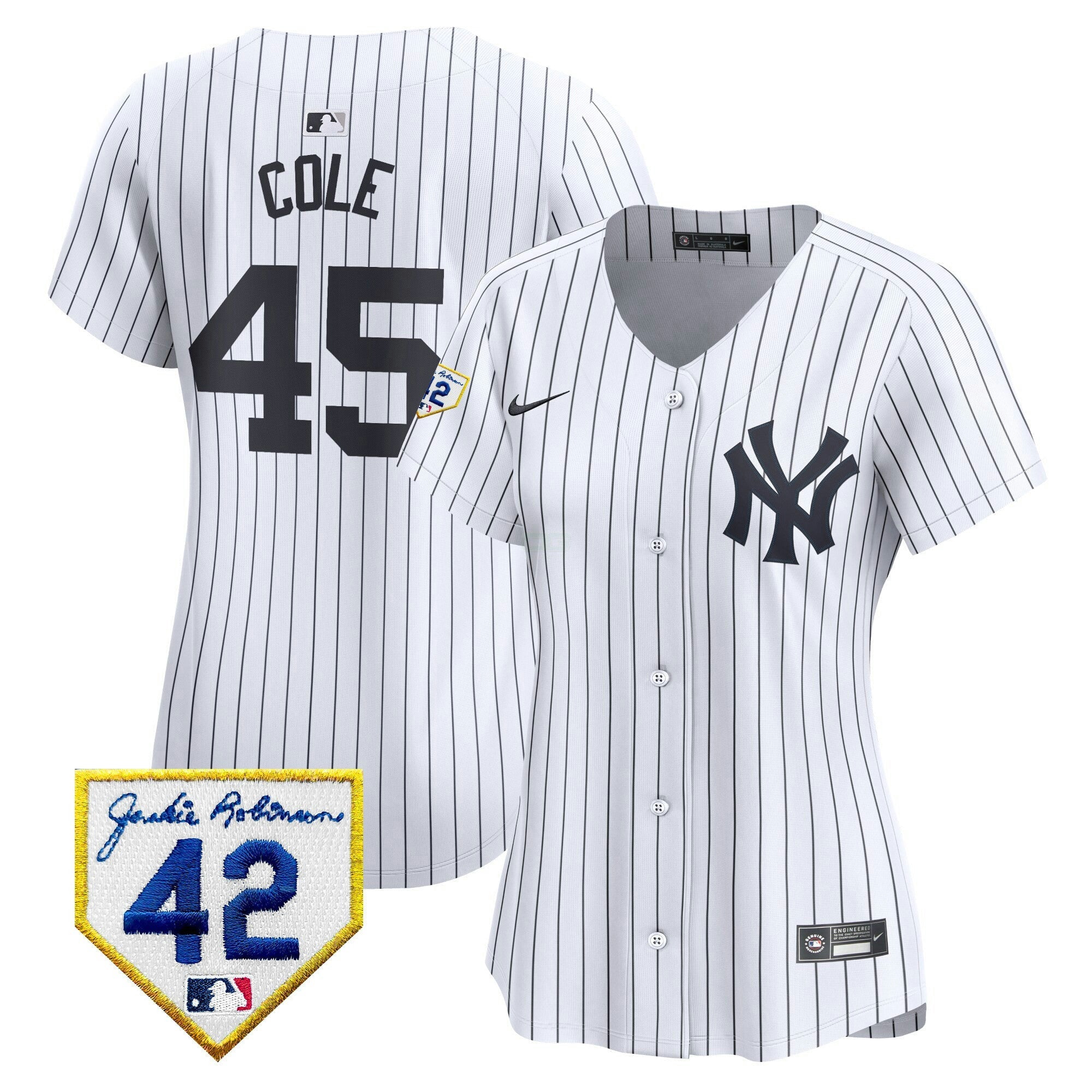 Camisa MLB Women’s New York 2024 Jackie Robinson Patch Vapor Premier Limited Jersey
