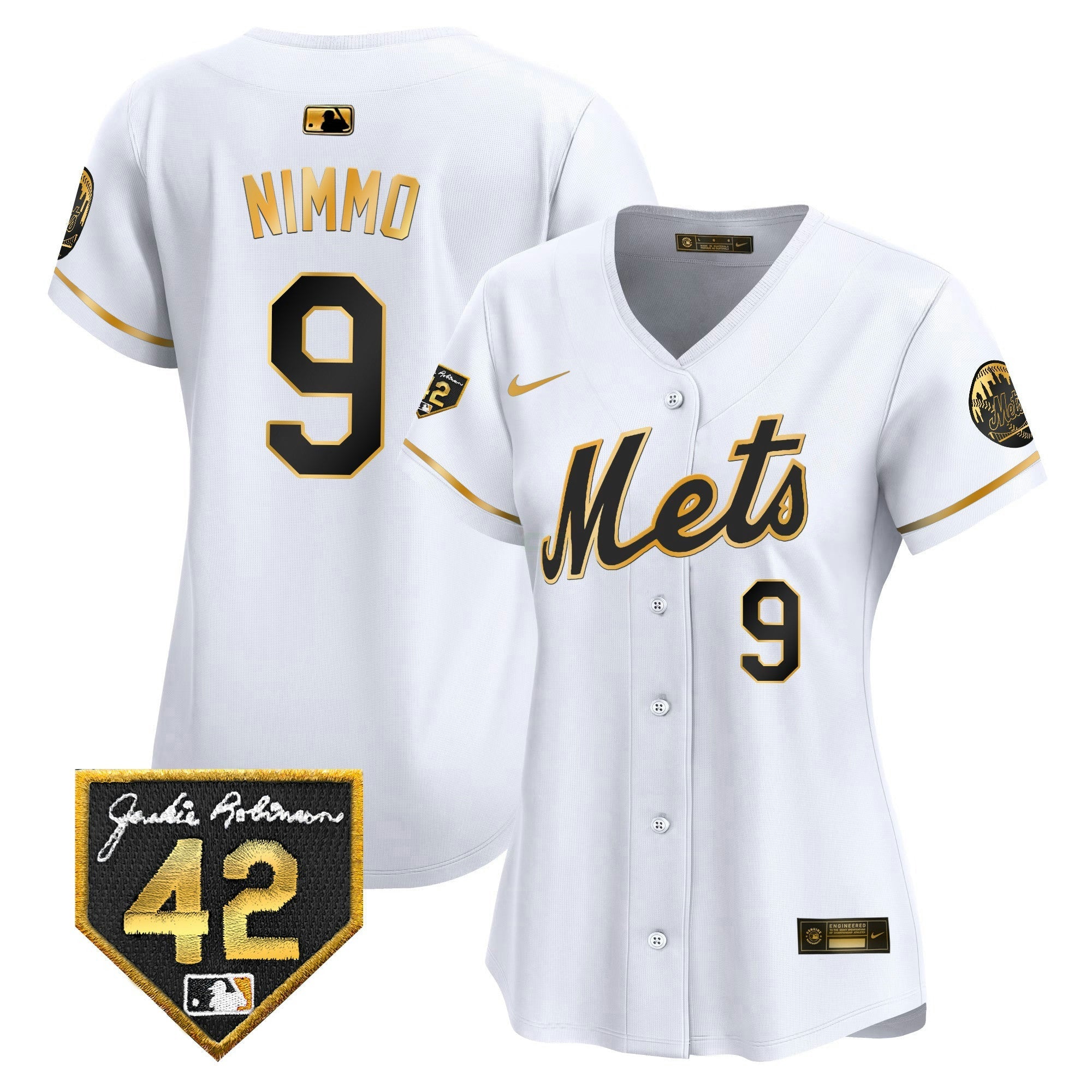 Camisa MLB Women’s New York 2024 Jackie Robinson Patch Vapor Premier Limited Jersey