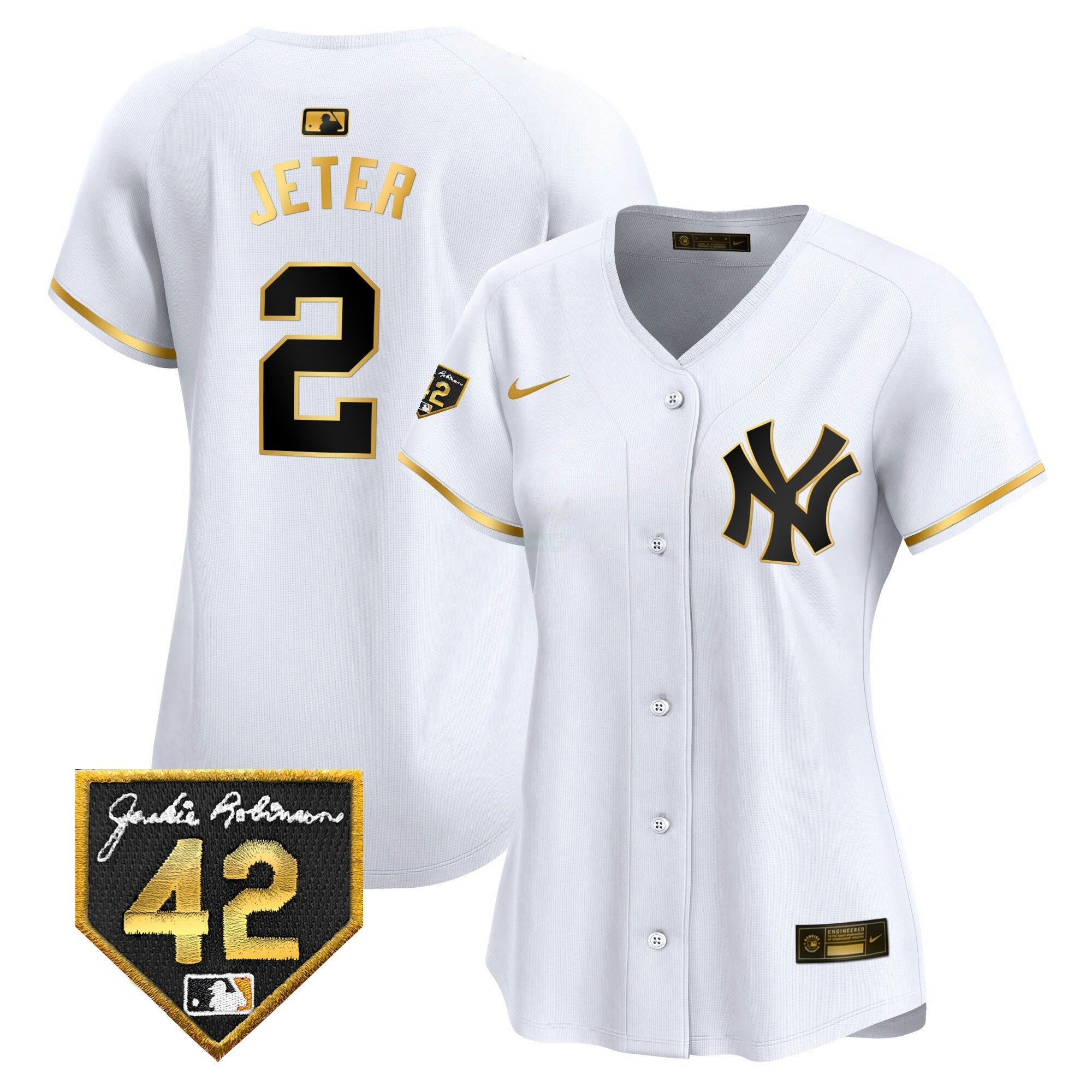 Camisa MLB Women’s New York 2024 Jackie Robinson Patch Vapor Premier Limited Jersey