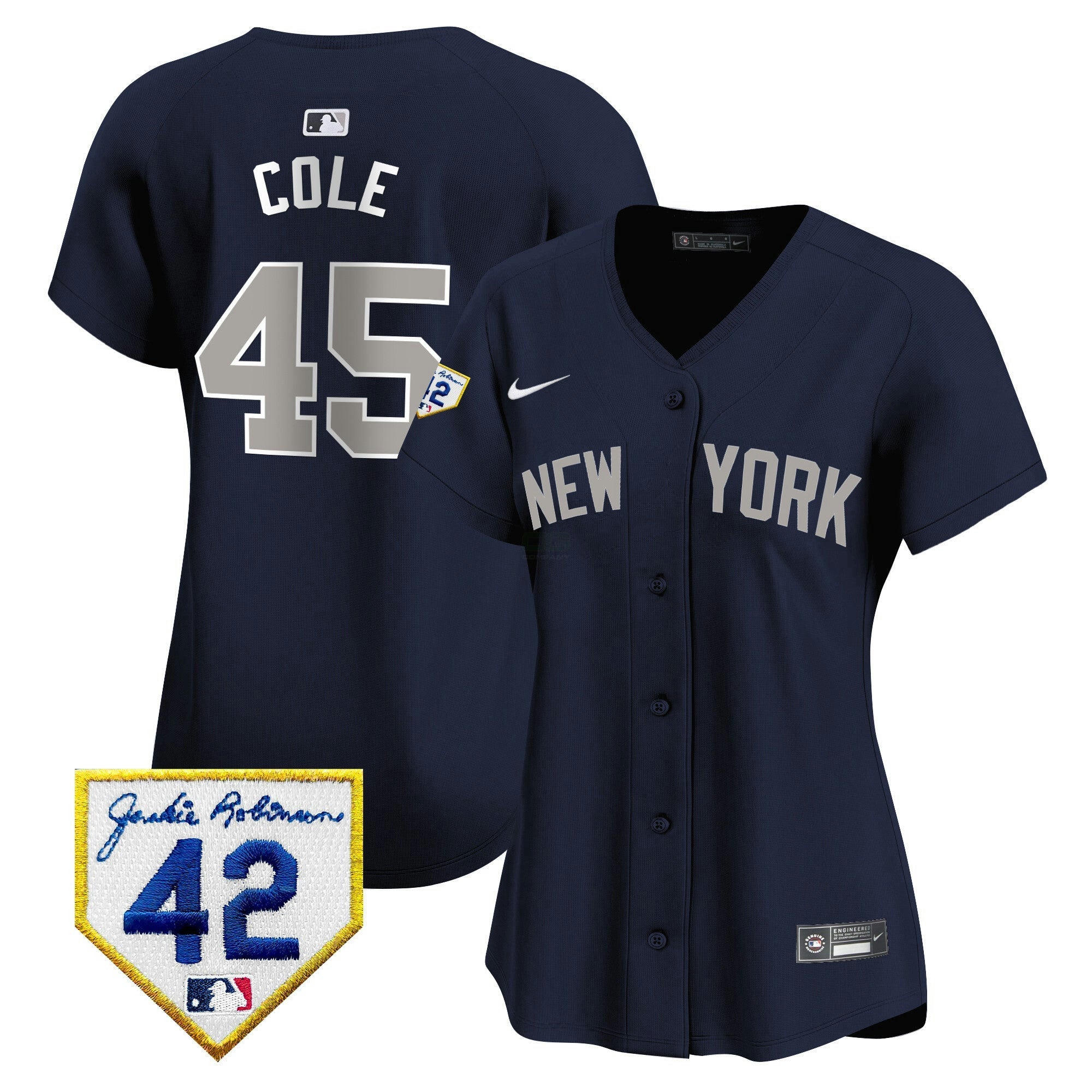 Camisa MLB Women’s New York 2024 Jackie Robinson Patch Vapor Premier Limited Jersey