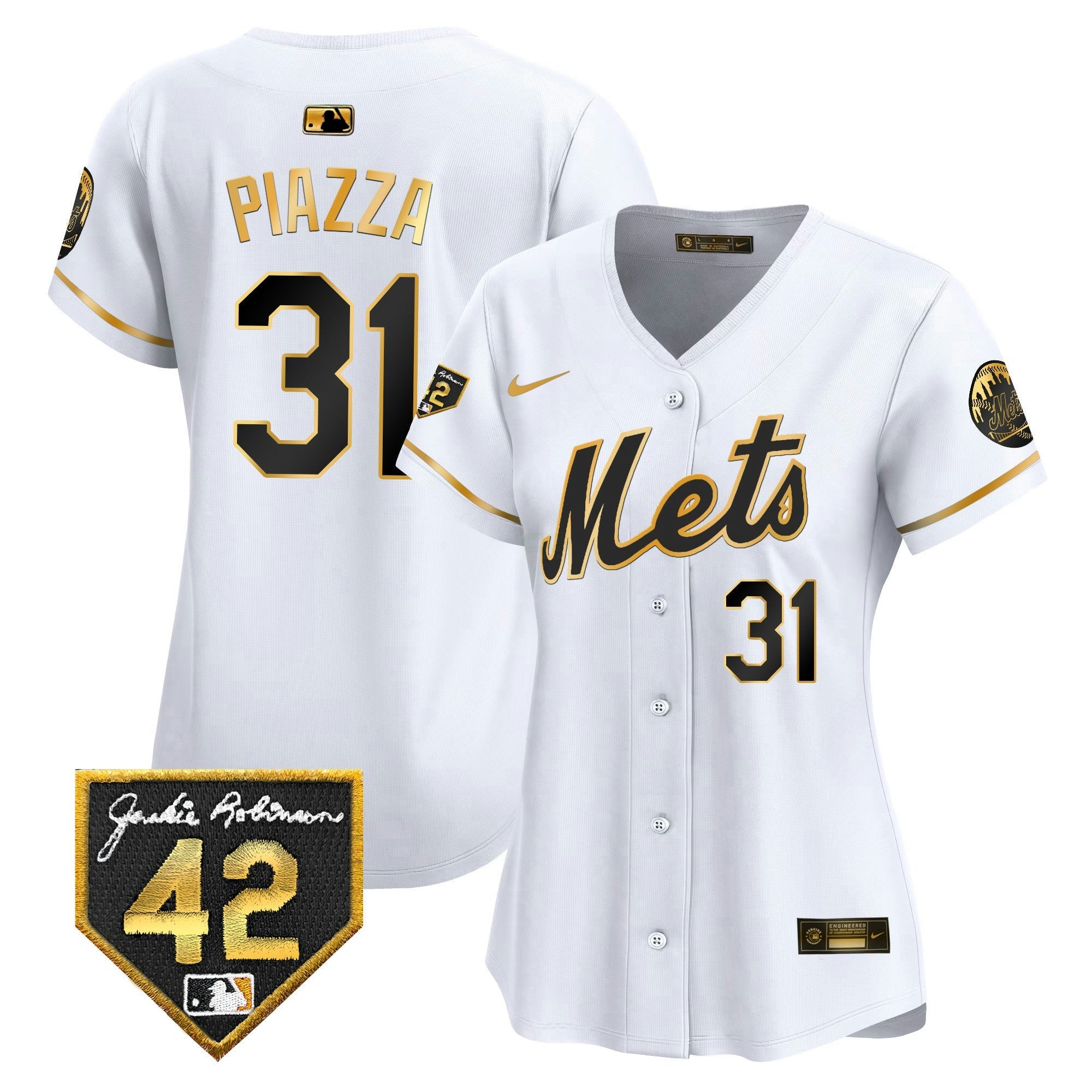 Camisa MLB Women’s New York 2024 Jackie Robinson Patch Vapor Premier Limited Jersey