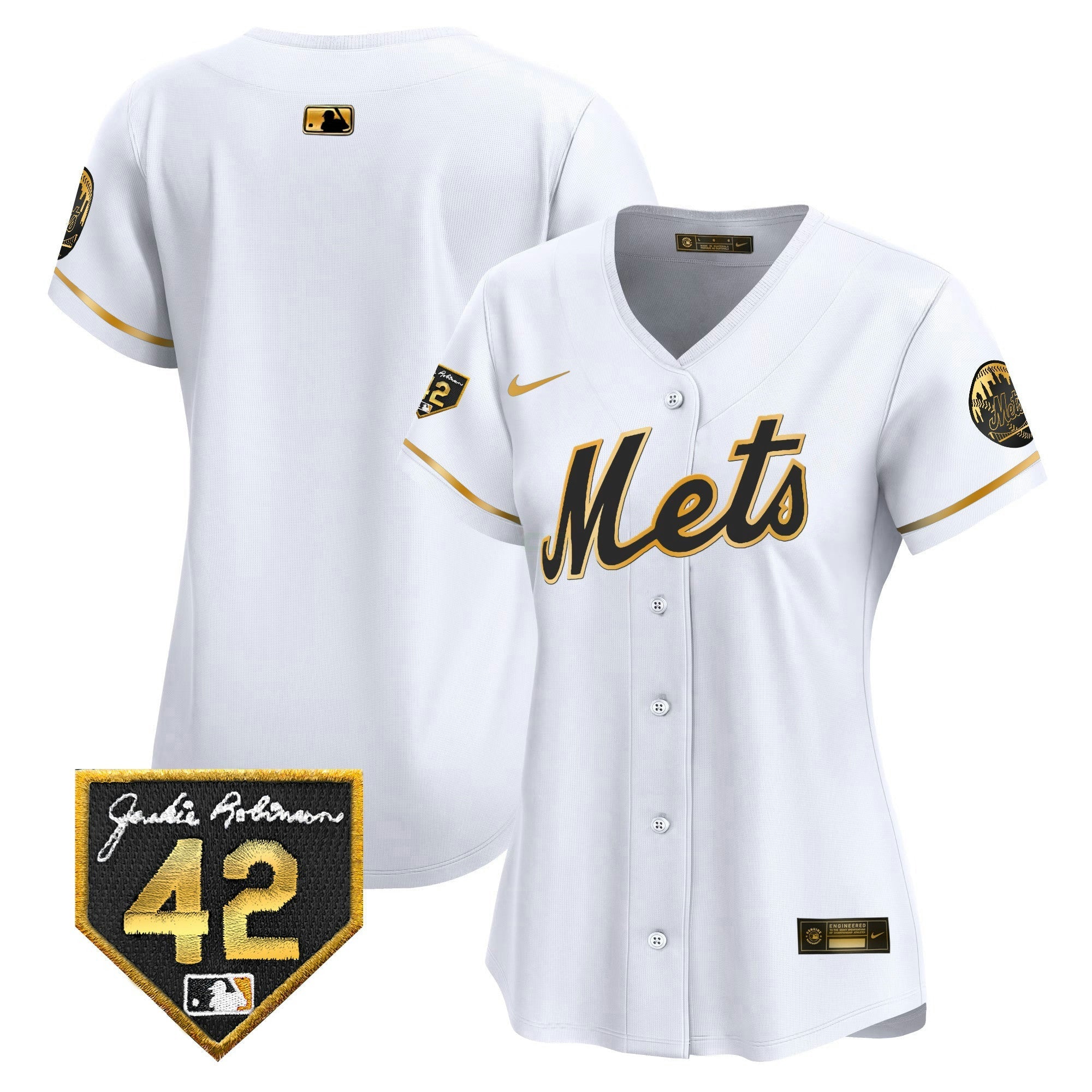 Camisa MLB Women’s New York 2024 Jackie Robinson Patch Vapor Premier Limited Jersey