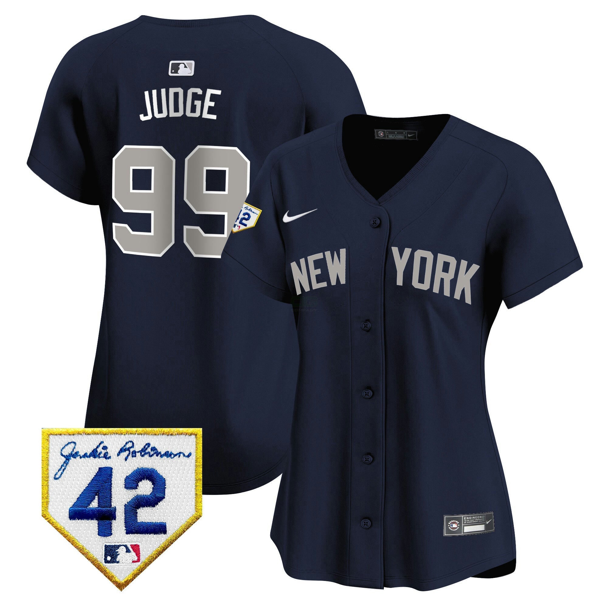 Camisa MLB Women’s New York 2024 Jackie Robinson Patch Vapor Premier Limited Jersey