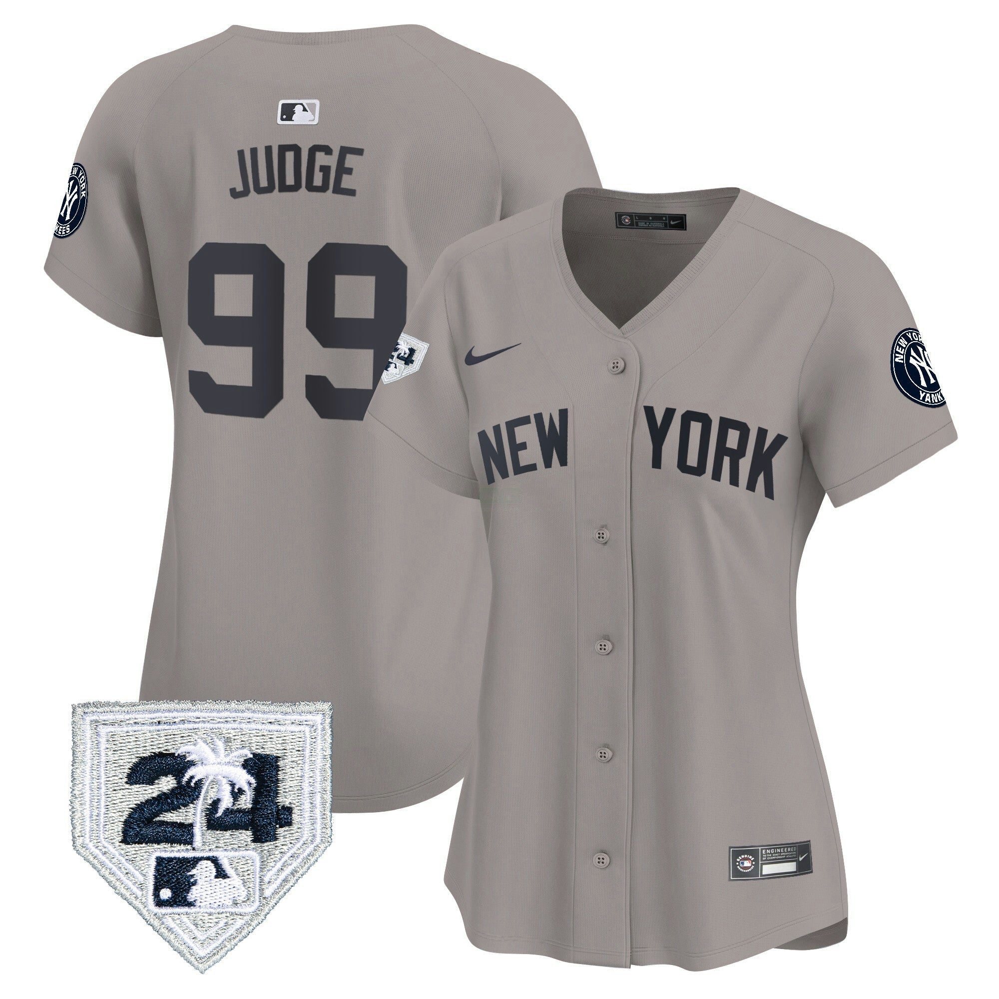 Camisa MLB Women’s New York 2024 Spring Training Patch Vapor Premier Limited Jersey V2