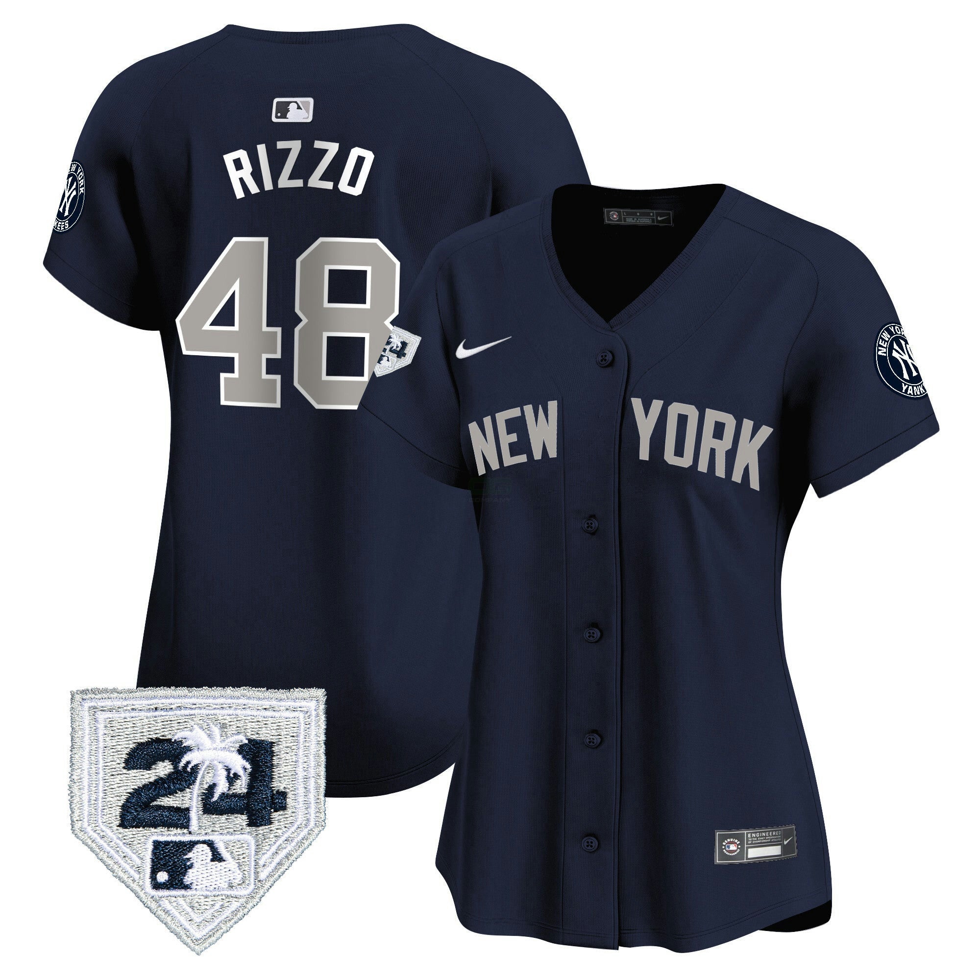 Camisa MLB Women’s New York 2024 Spring Training Patch Vapor Premier Limited Jersey V2
