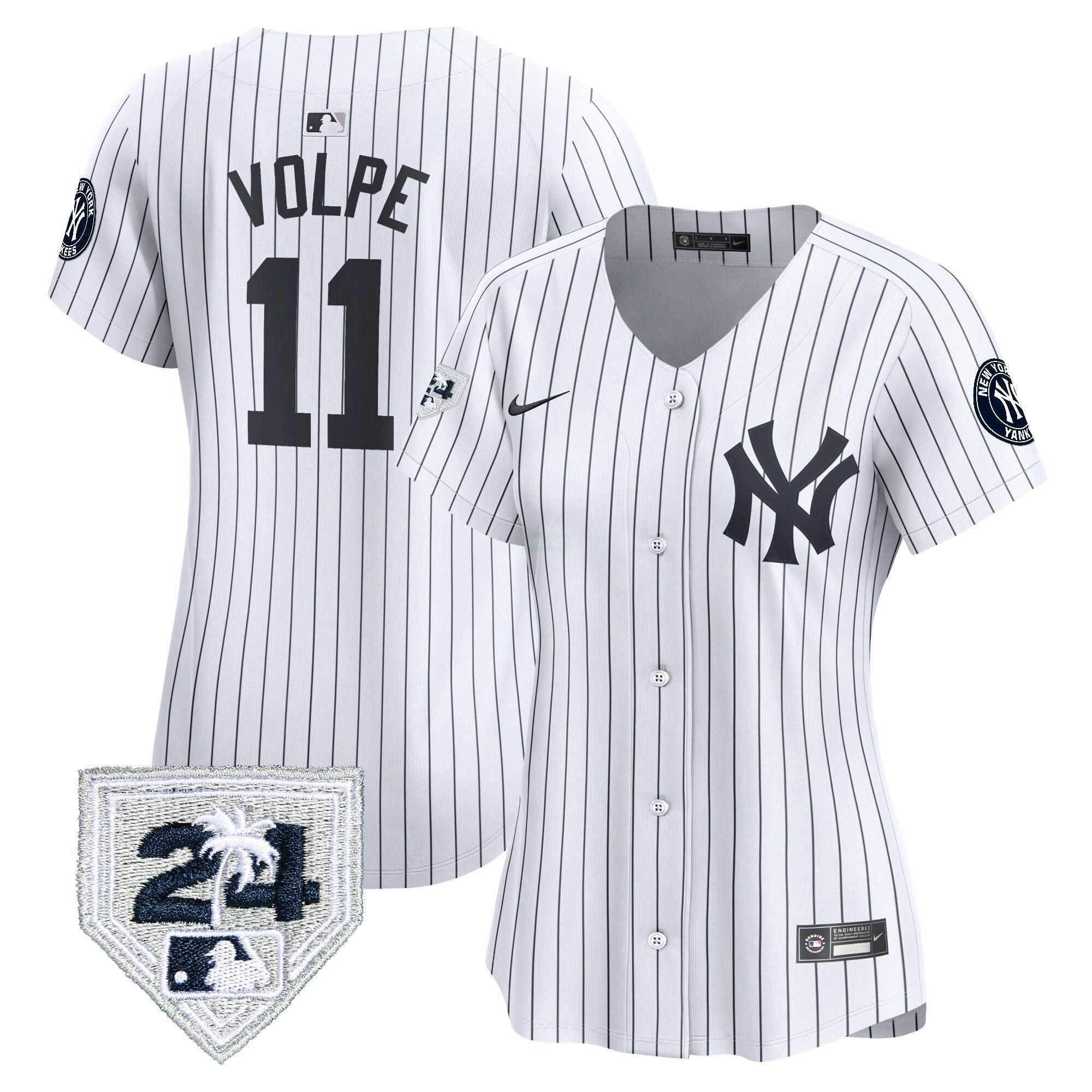 Camisa MLB Women’s New York 2024 Spring Training Patch Vapor Premier Limited Jersey V2