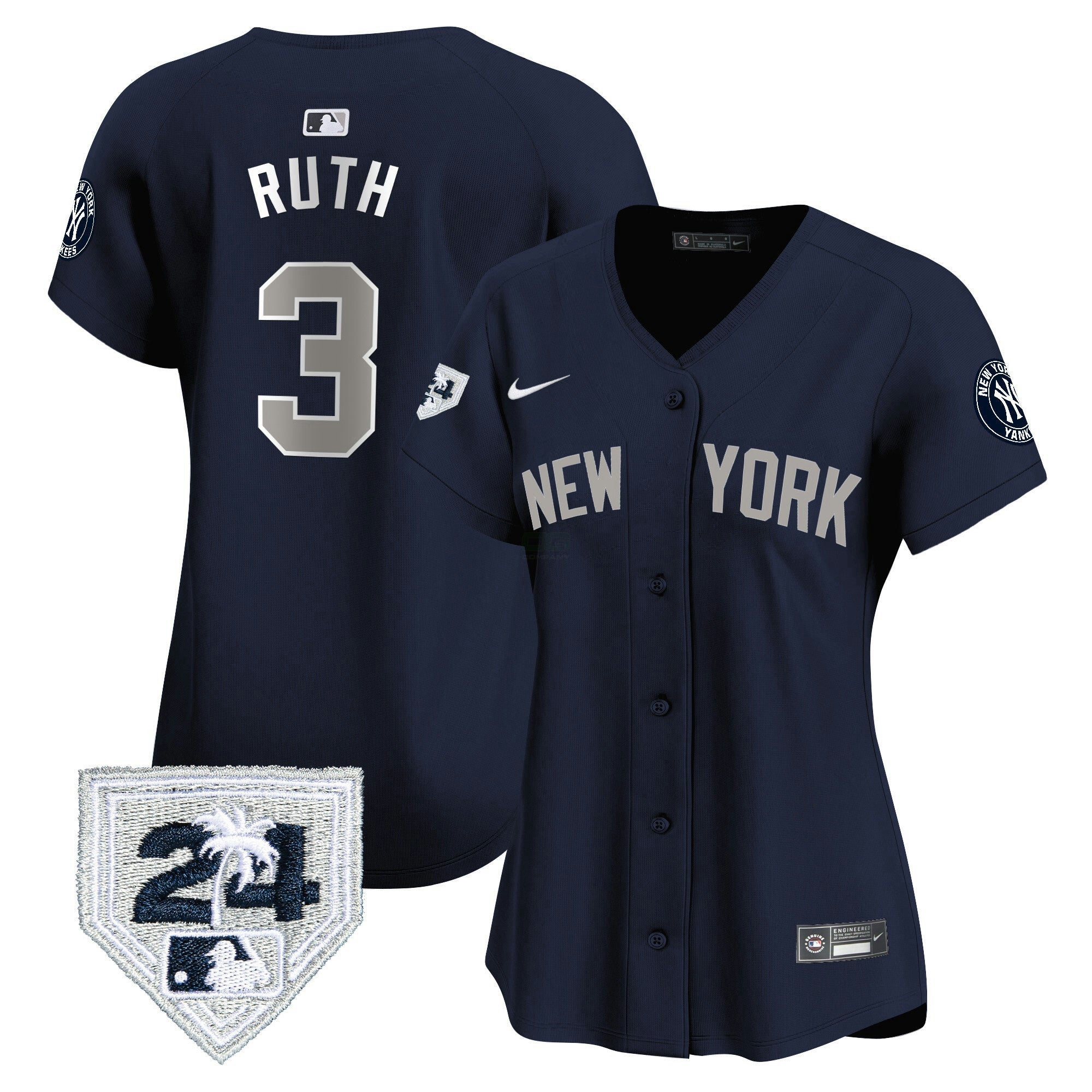 Camisa MLB Women’s New York 2024 Spring Training Patch Vapor Premier Limited Jersey V2