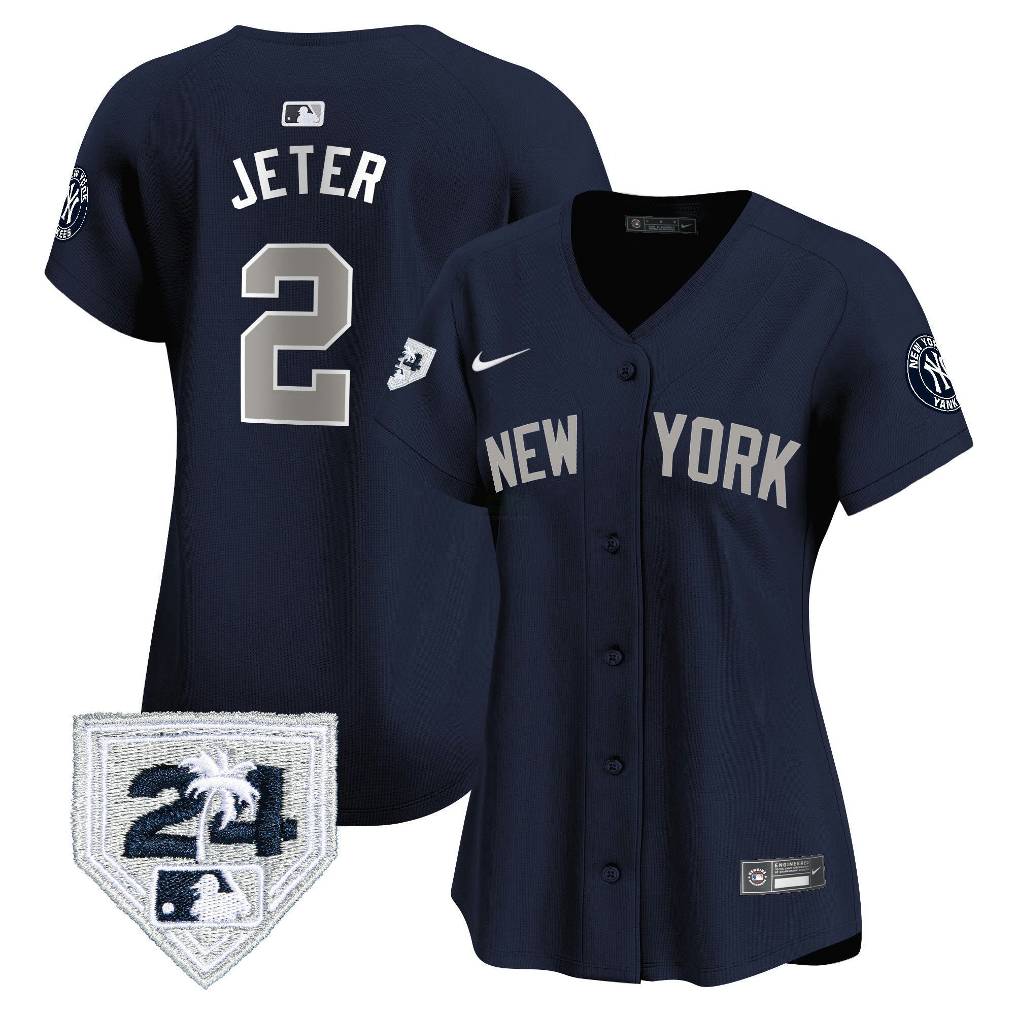 Camisa MLB Women’s New York 2024 Spring Training Patch Vapor Premier Limited Jersey V2
