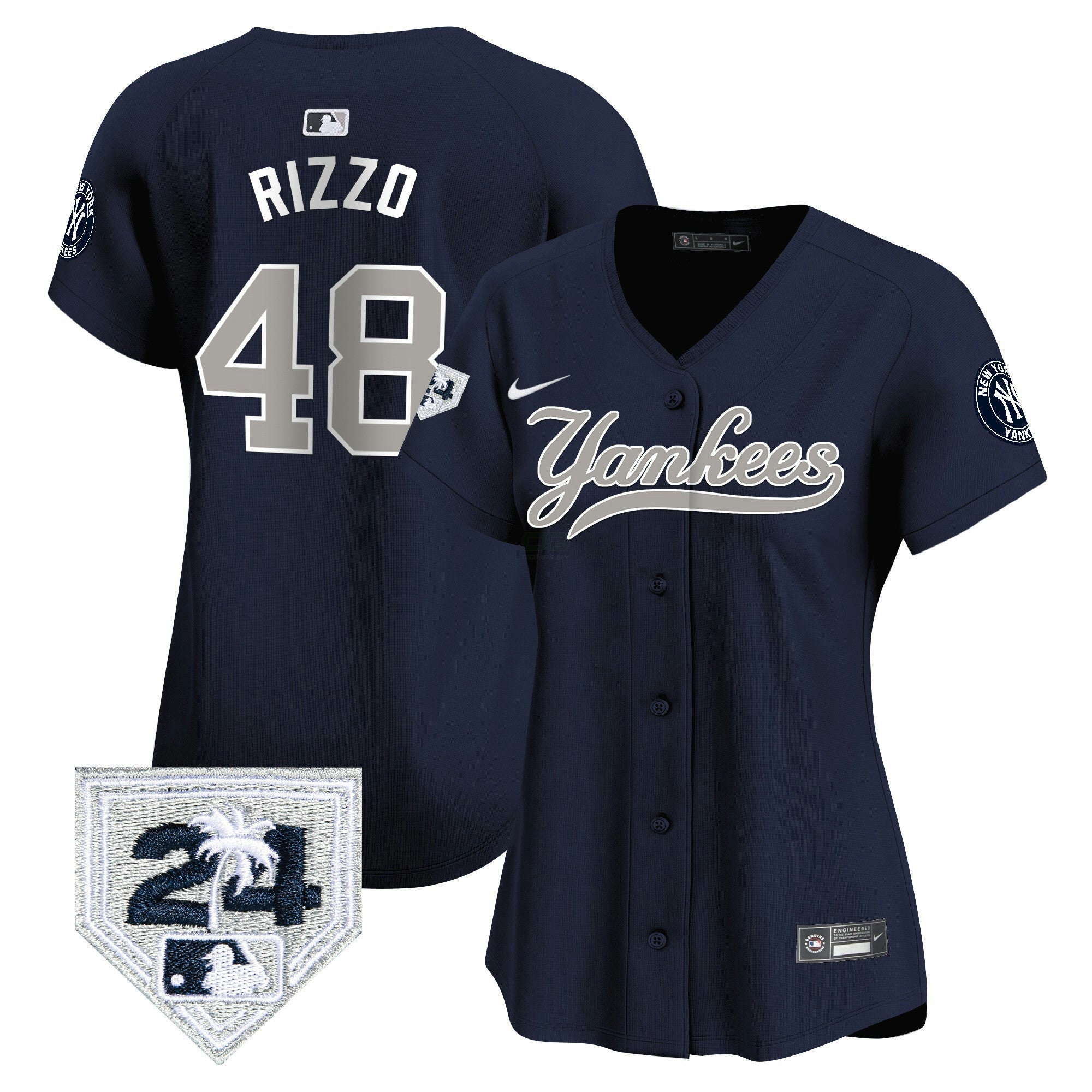 Camisa MLB Women’s New York 2024 Spring Training Patch Vapor Premier Limited Jersey V6