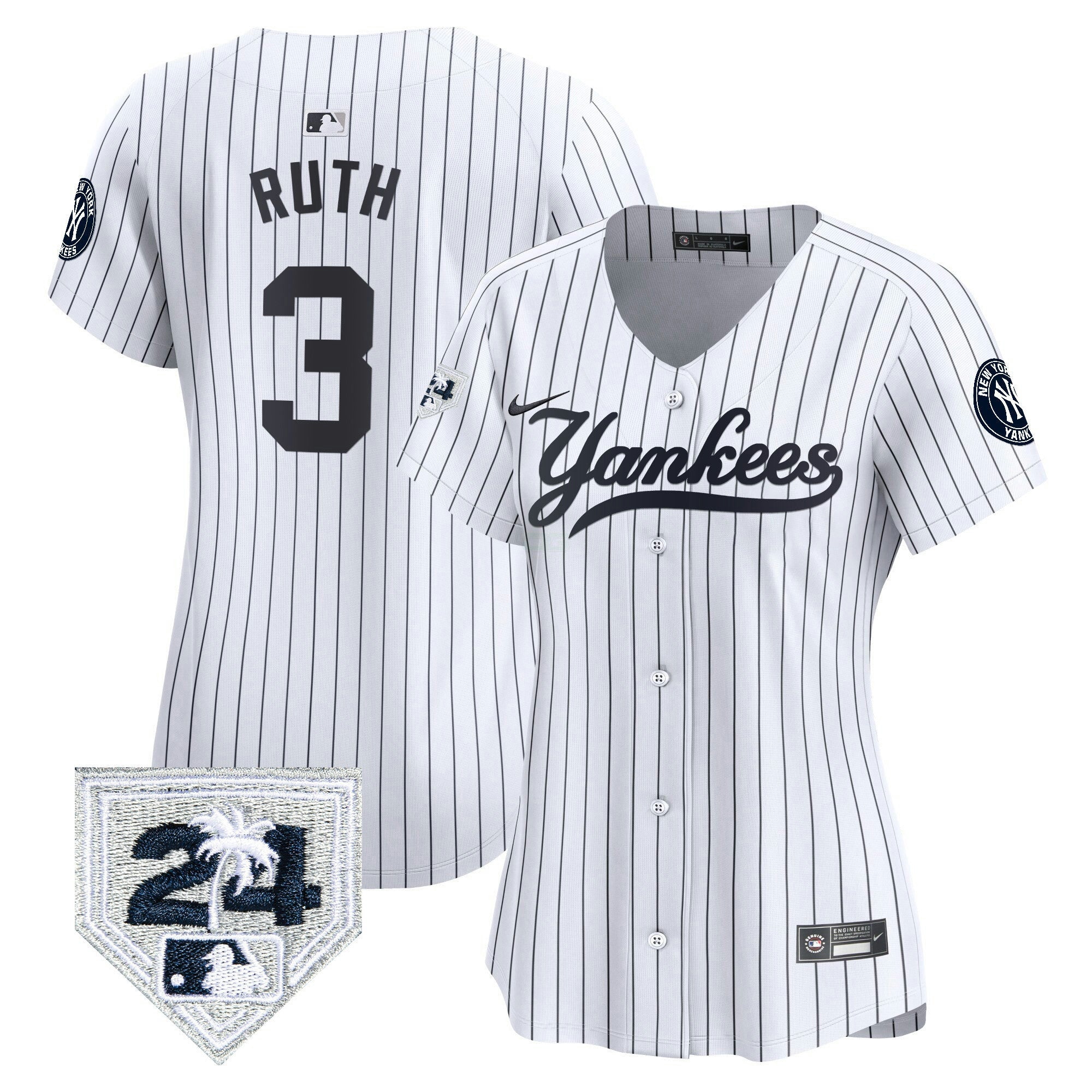 Camisa MLB Women’s New York 2024 Spring Training Patch Vapor Premier Limited Jersey V6