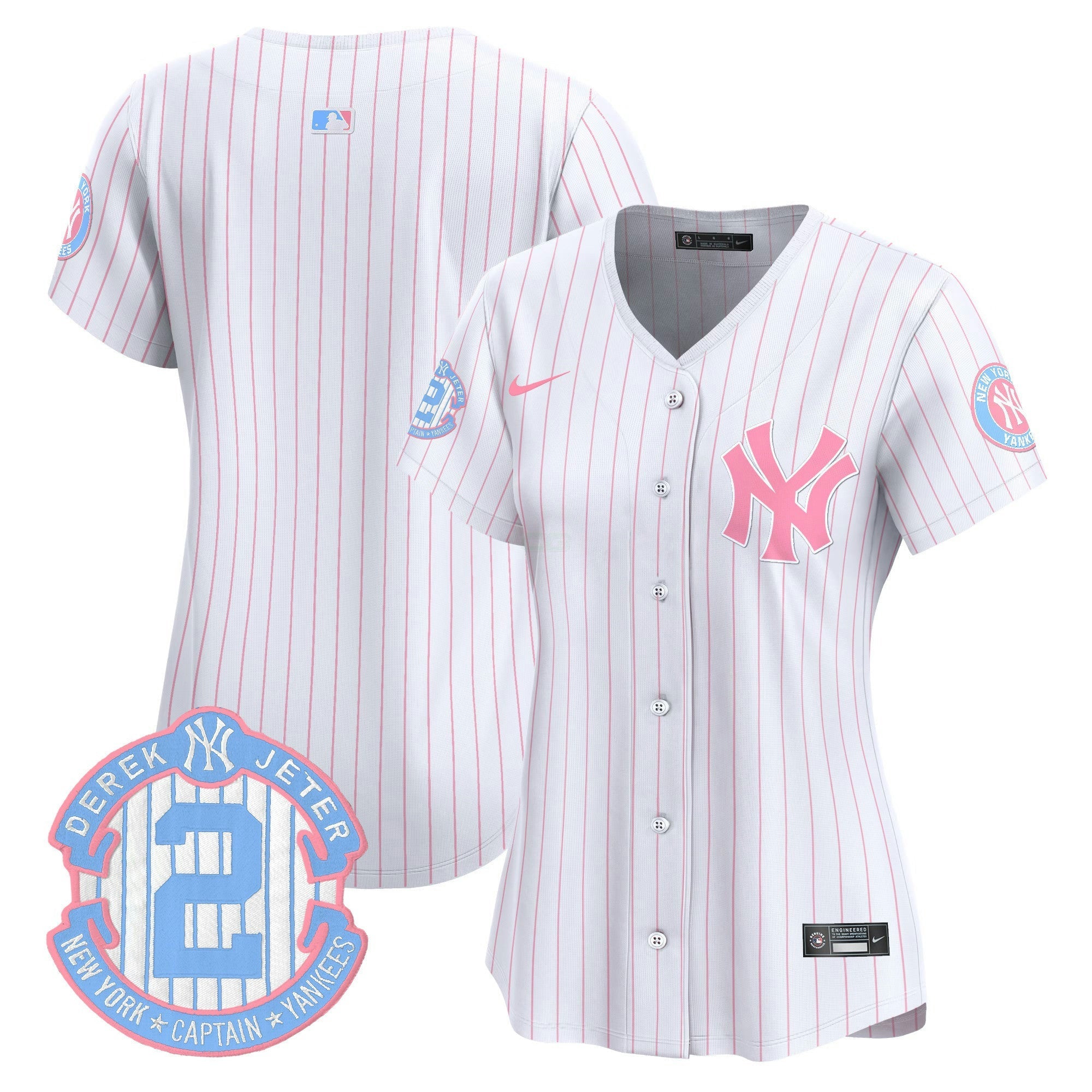Camisa MLB Women’s New York Bubblegum Pink Vapor Premier Limited Jersey