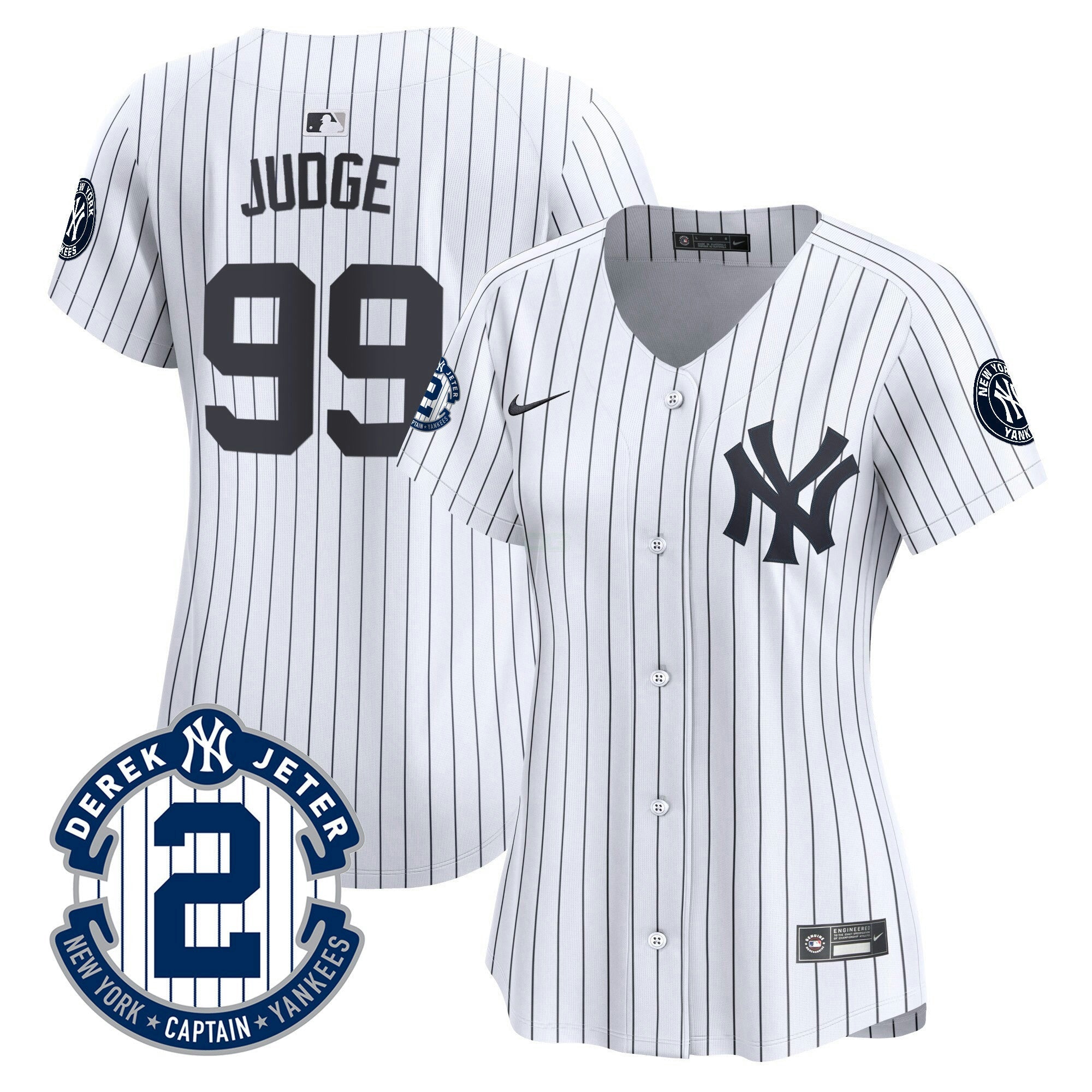 Camisa MLB Women’s New York Derek Jeter Patch Vapor Premier Limited Jersey