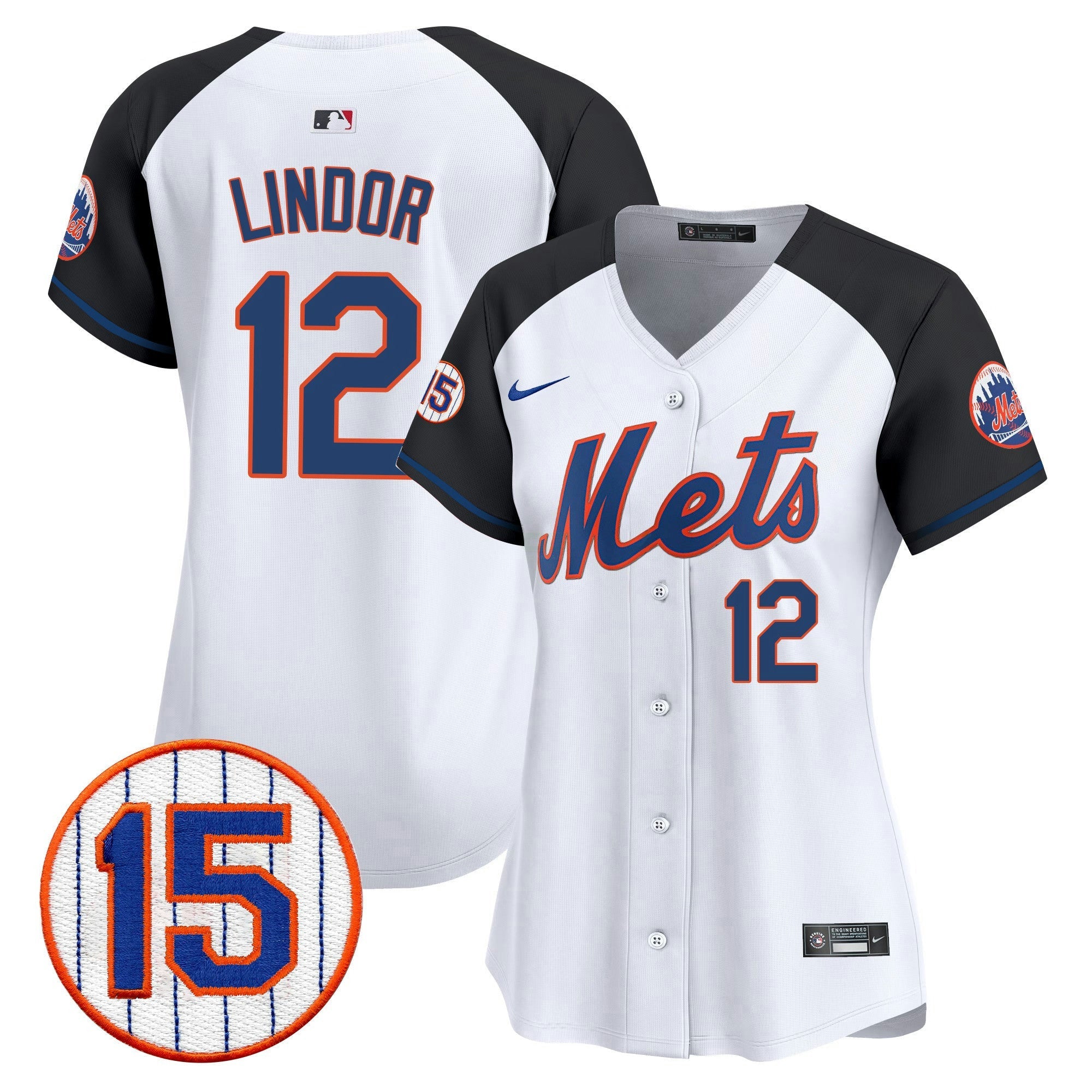 Camisa MLB Women’s New York Jerry Grote Patch Vapor Premier Limited Jersey