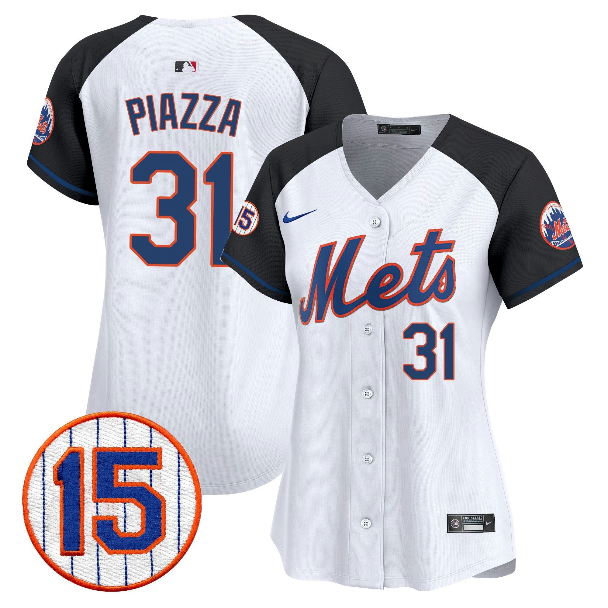 Camisa MLB Women’s New York Jerry Grote Patch Vapor Premier Limited Jersey
