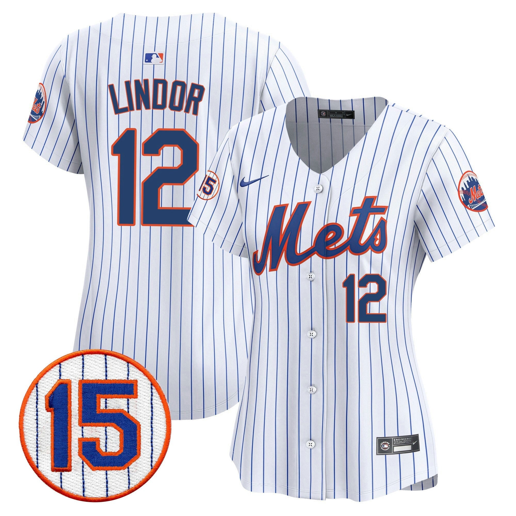Camisa MLB Women’s New York Jerry Grote Patch Vapor Premier Limited Jersey