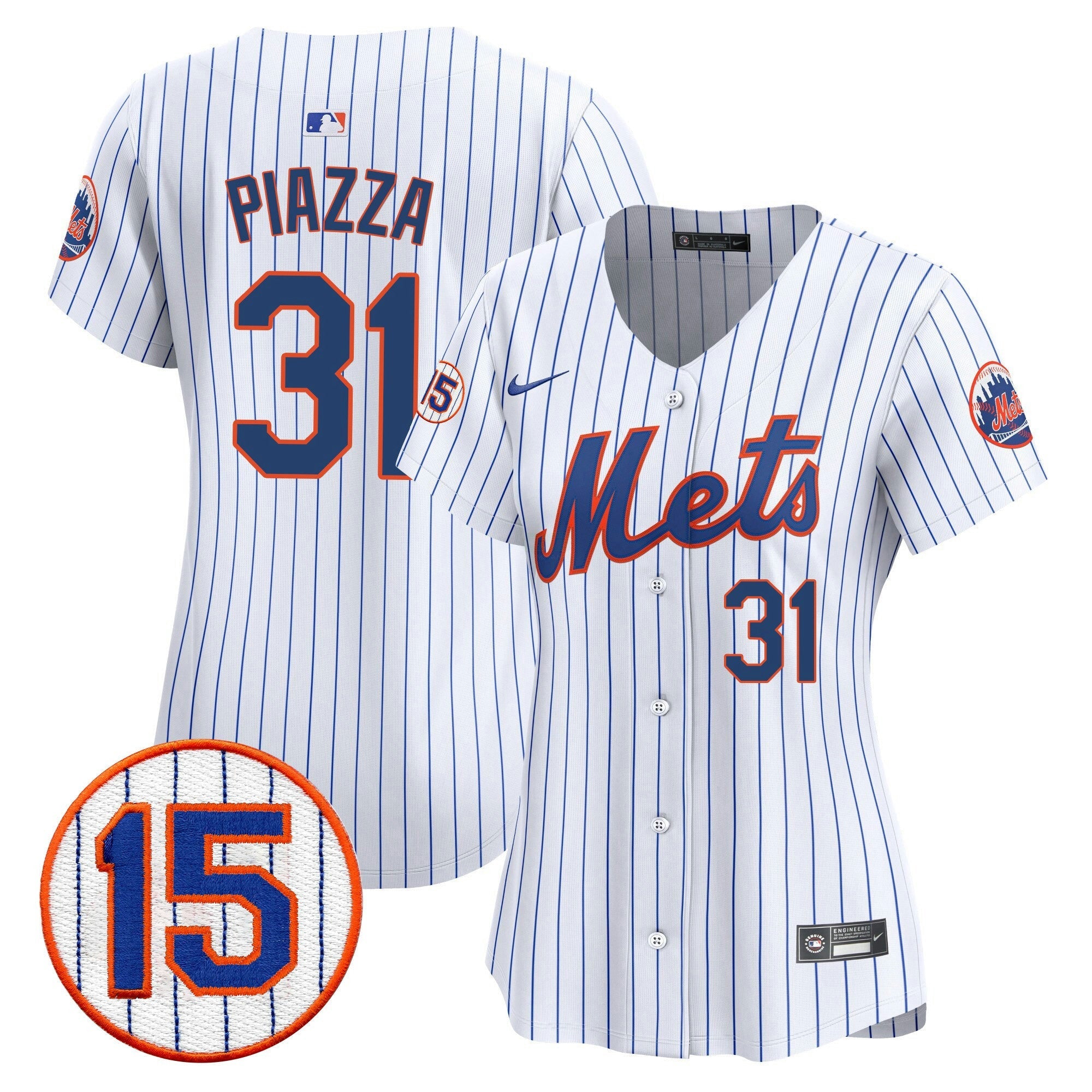 Camisa MLB Women’s New York Jerry Grote Patch Vapor Premier Limited Jersey