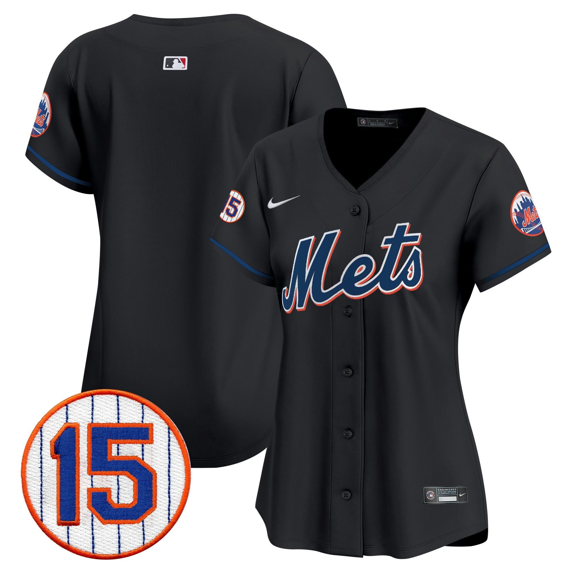 Camisa MLB Women’s New York Jerry Grote Patch Vapor Premier Limited Jersey