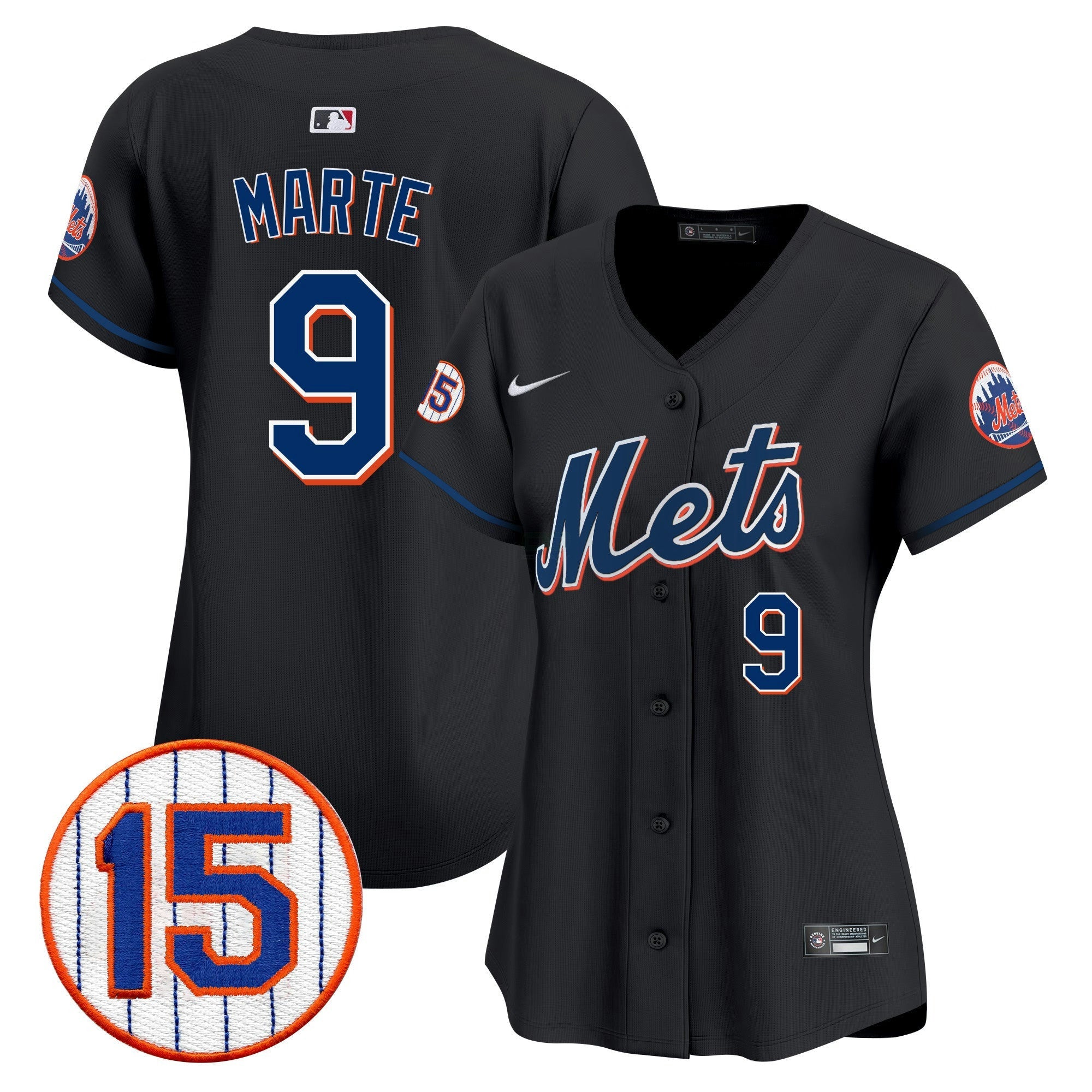 Camisa MLB Women’s New York Jerry Grote Patch Vapor Premier Limited Jersey