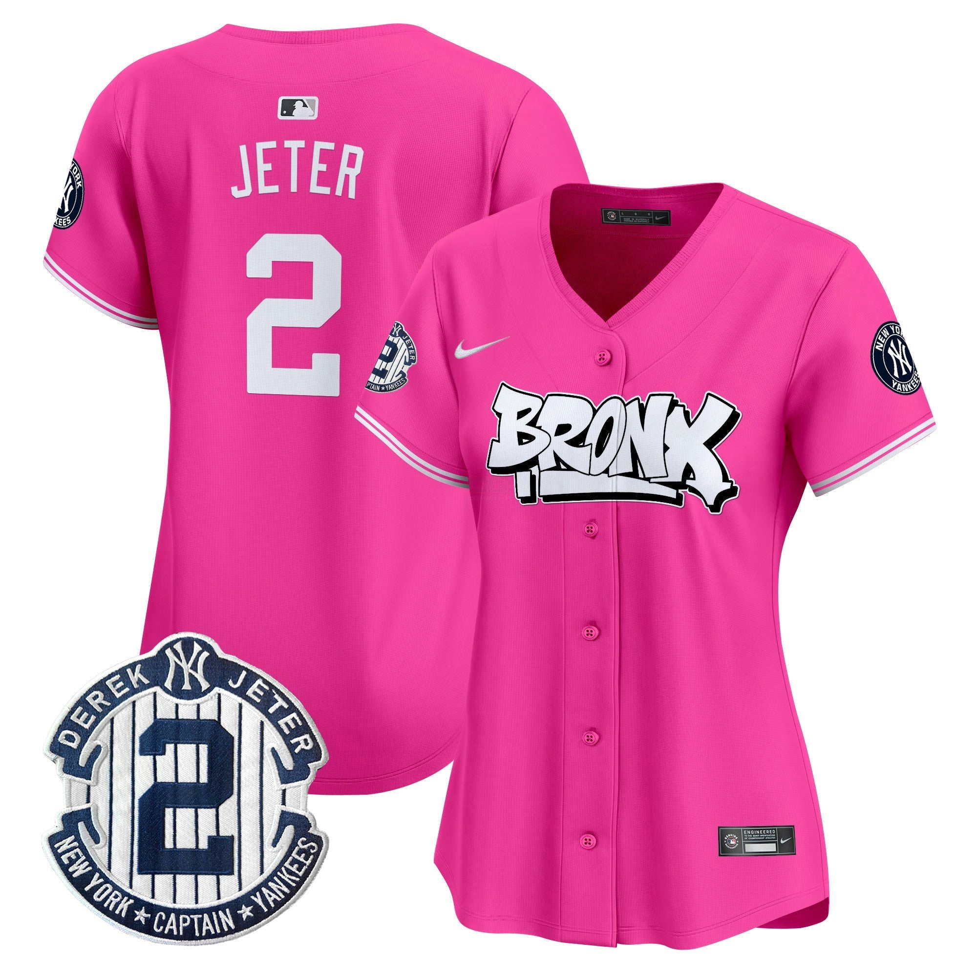 Camisa MLB Women’s New York The Bronx Graffiti Vapor Premier Limited Jersey V3