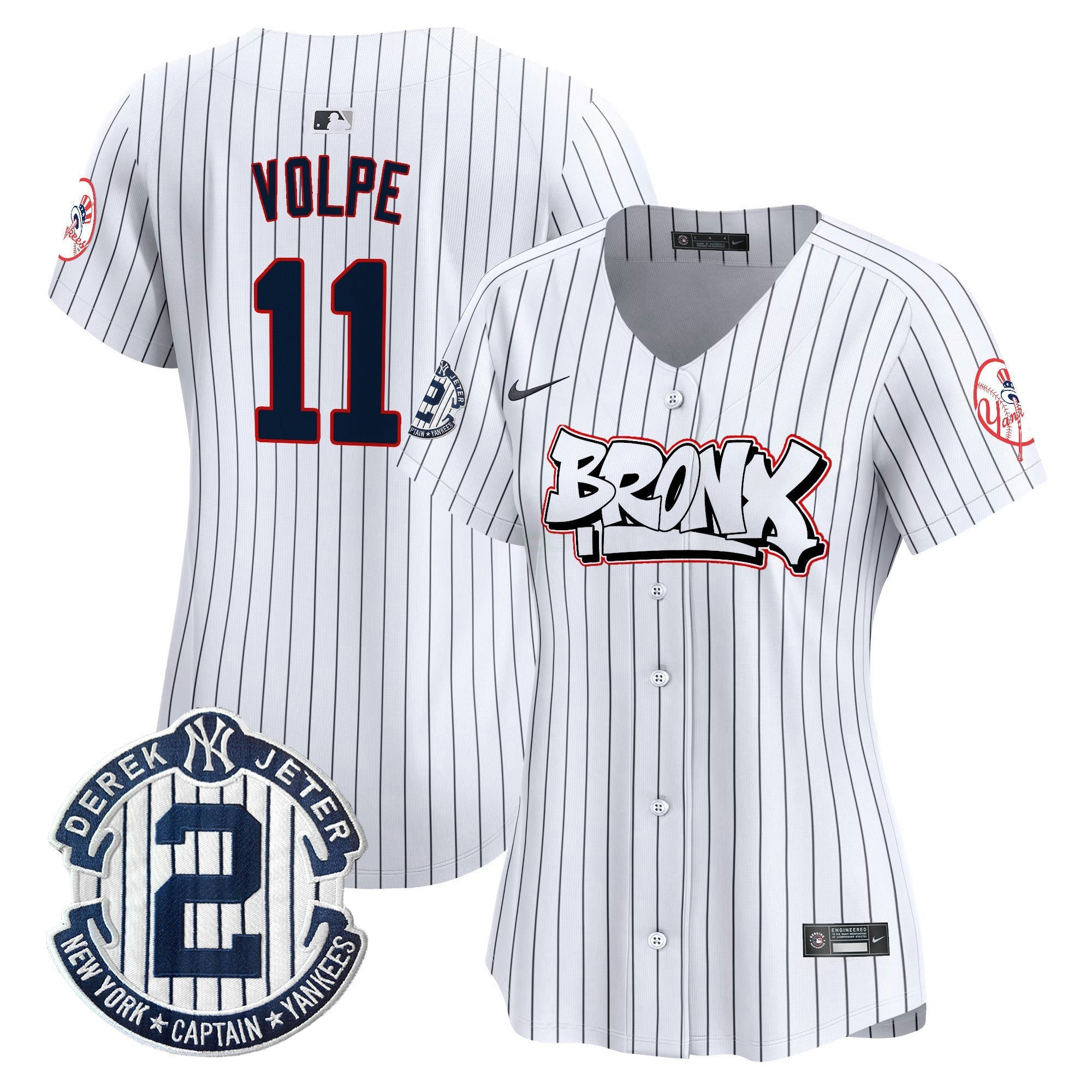 Camisa MLB Women’s New York The Bronx Graffiti Vapor Premier Limited Jersey V4