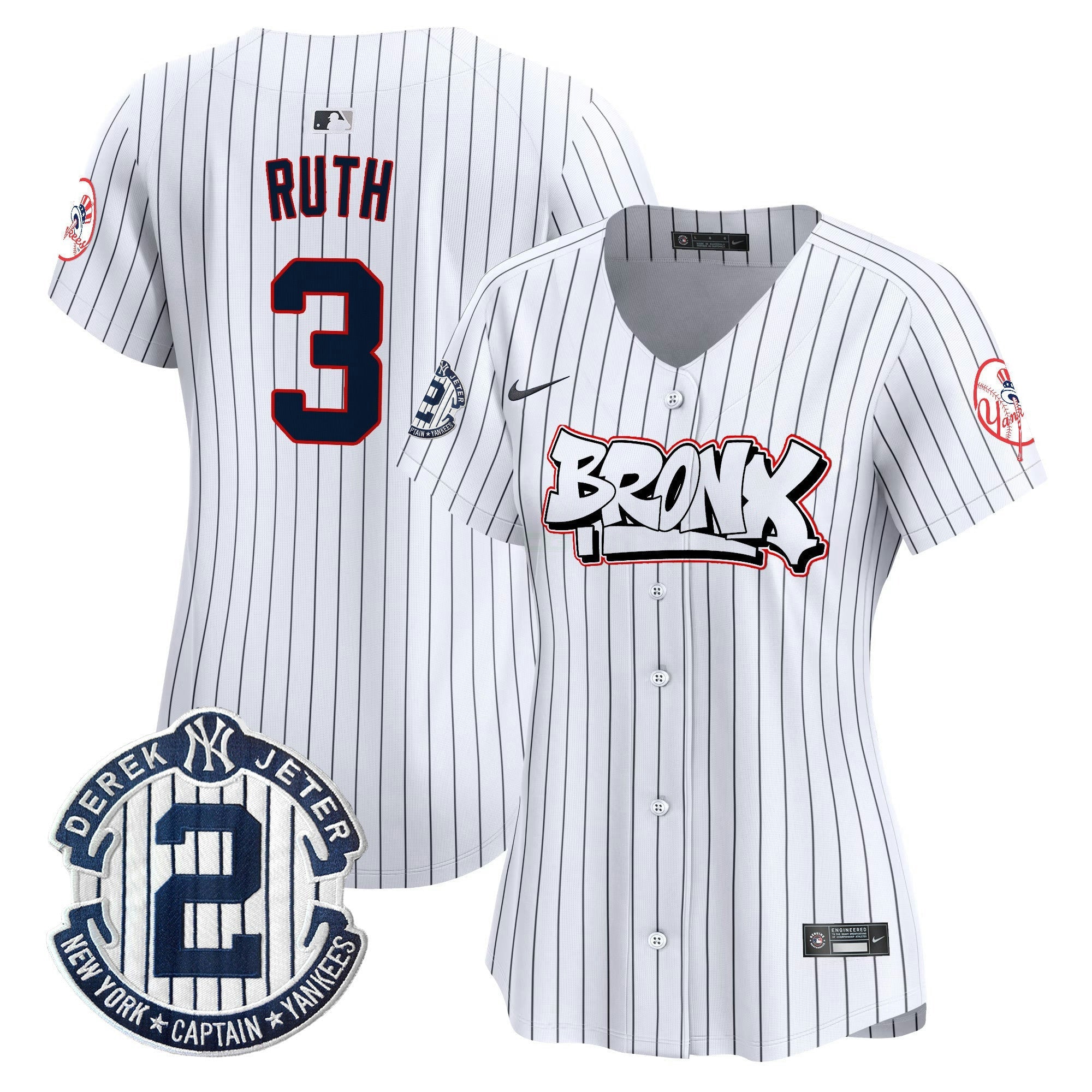 Camisa MLB Women’s New York The Bronx Graffiti Vapor Premier Limited Jersey V4