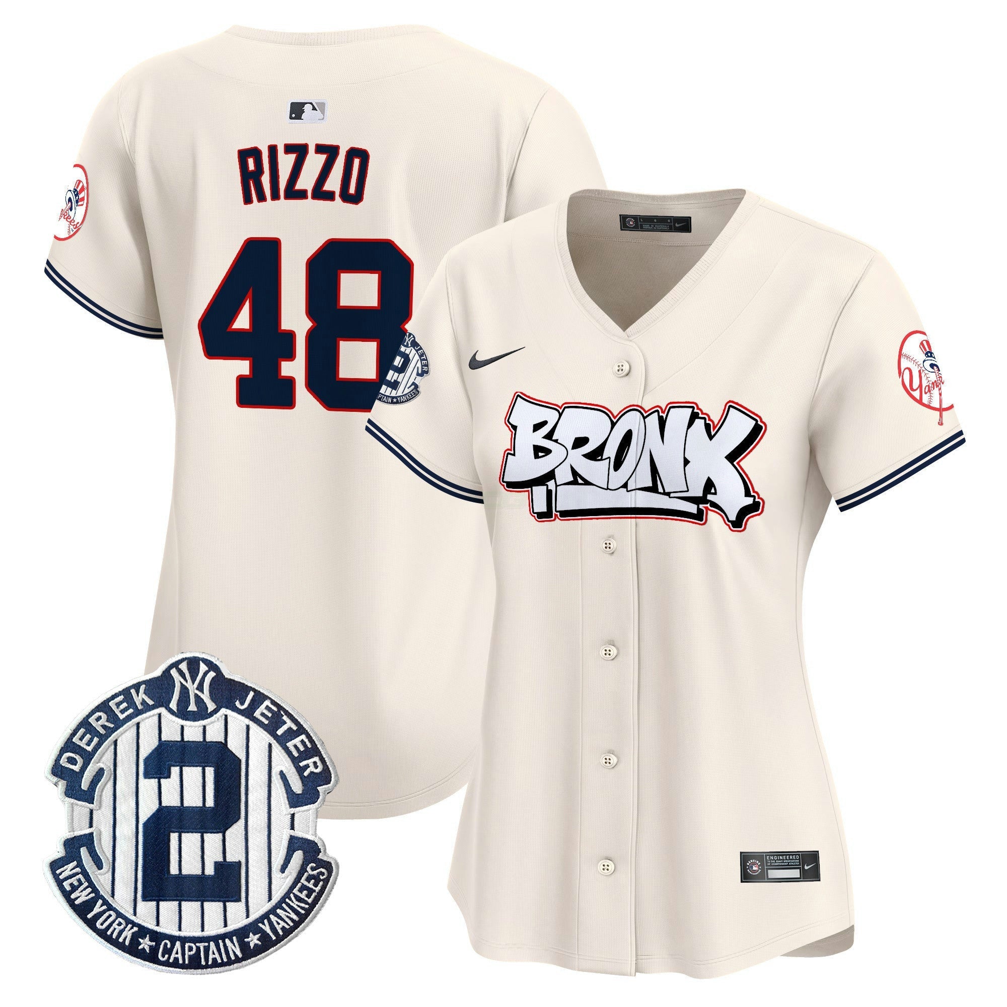 Camisa MLB Women’s New York The Bronx Graffiti Vapor Premier Limited Jersey V4