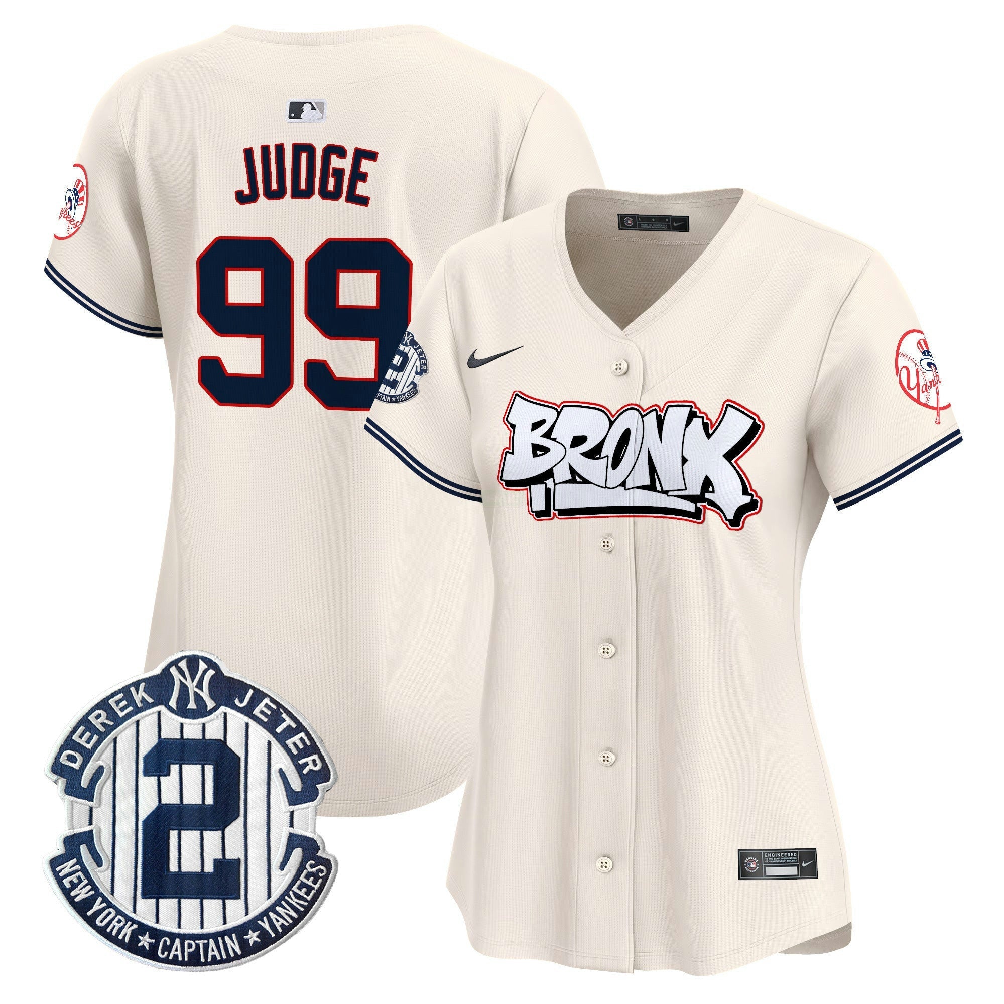 Camisa MLB Women’s New York The Bronx Graffiti Vapor Premier Limited Jersey V4