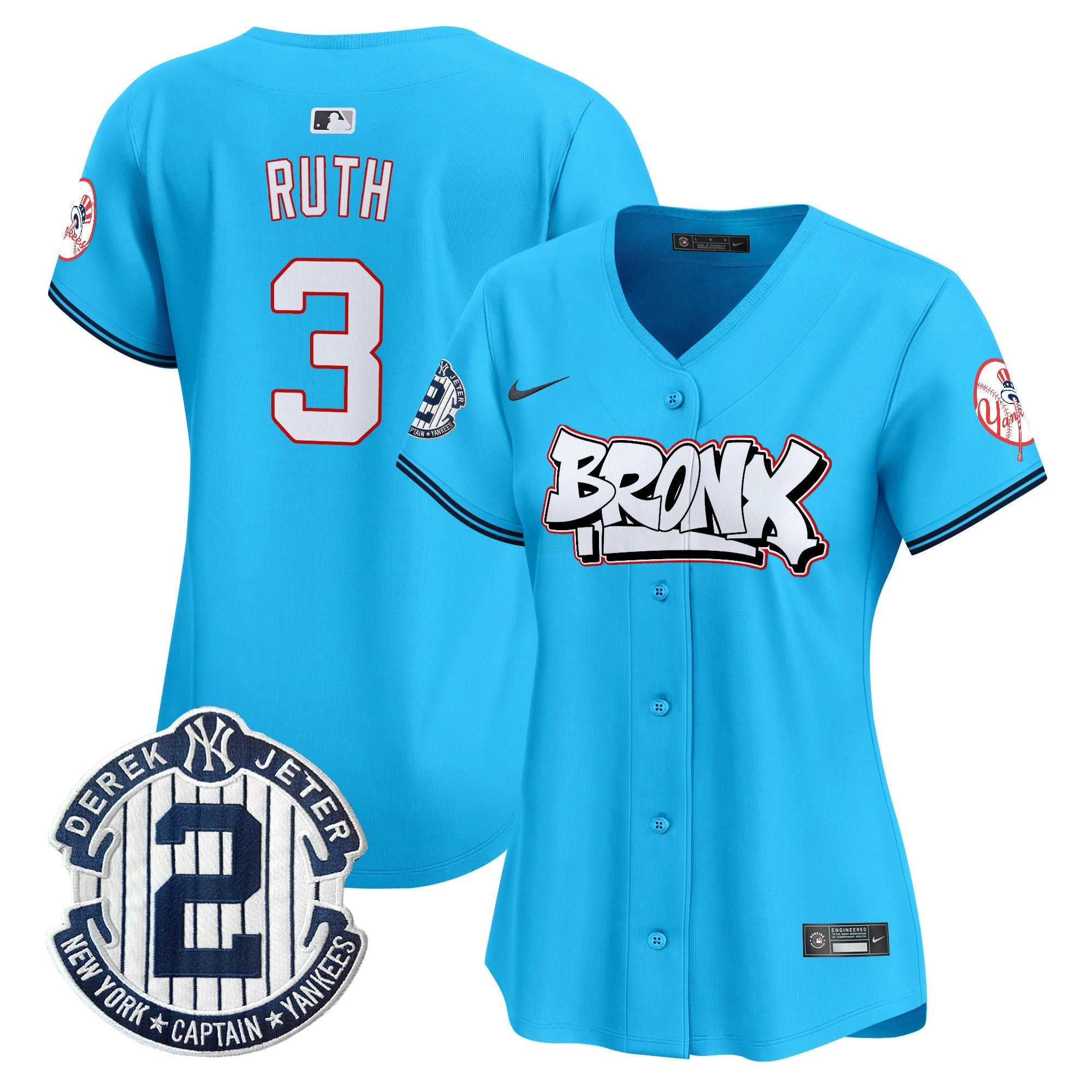 Camisa MLB Women’s New York The Bronx Graffiti Vapor Premier Limited Jersey V4