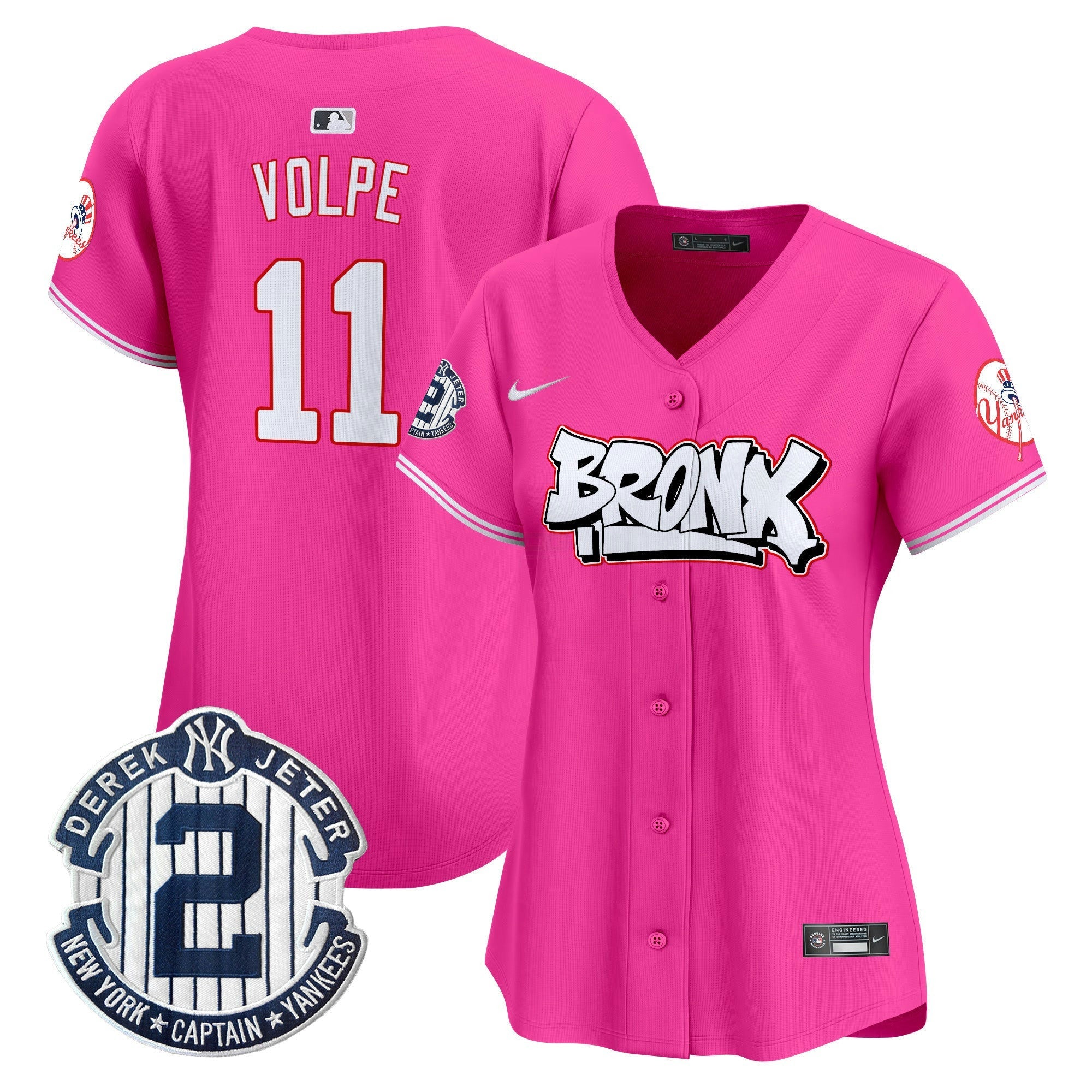 Camisa MLB Women’s New York The Bronx Graffiti Vapor Premier Limited Jersey V4
