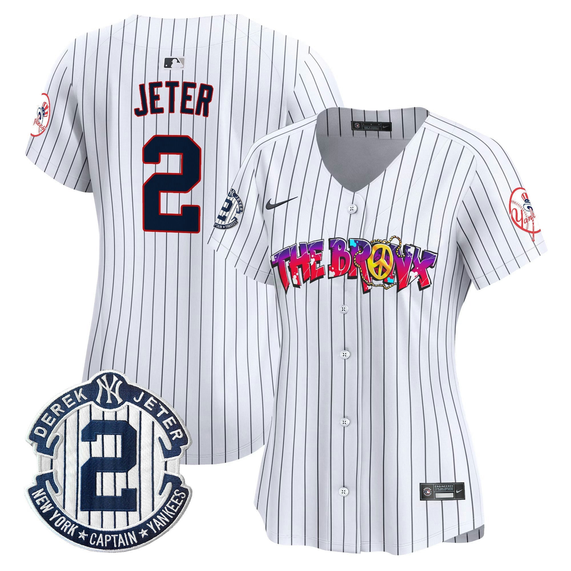 Camisa MLB Women’s New York The Bronx Graffiti Vapor Premier Limited Jersey V7