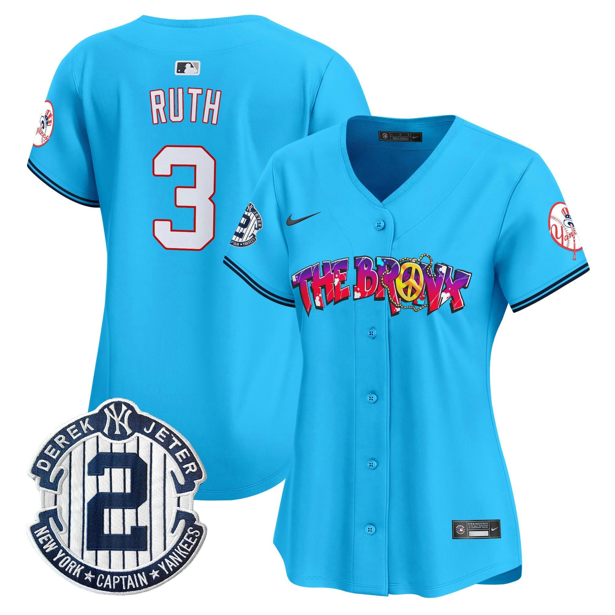 Camisa MLB Women’s New York The Bronx Graffiti Vapor Premier Limited Jersey V7