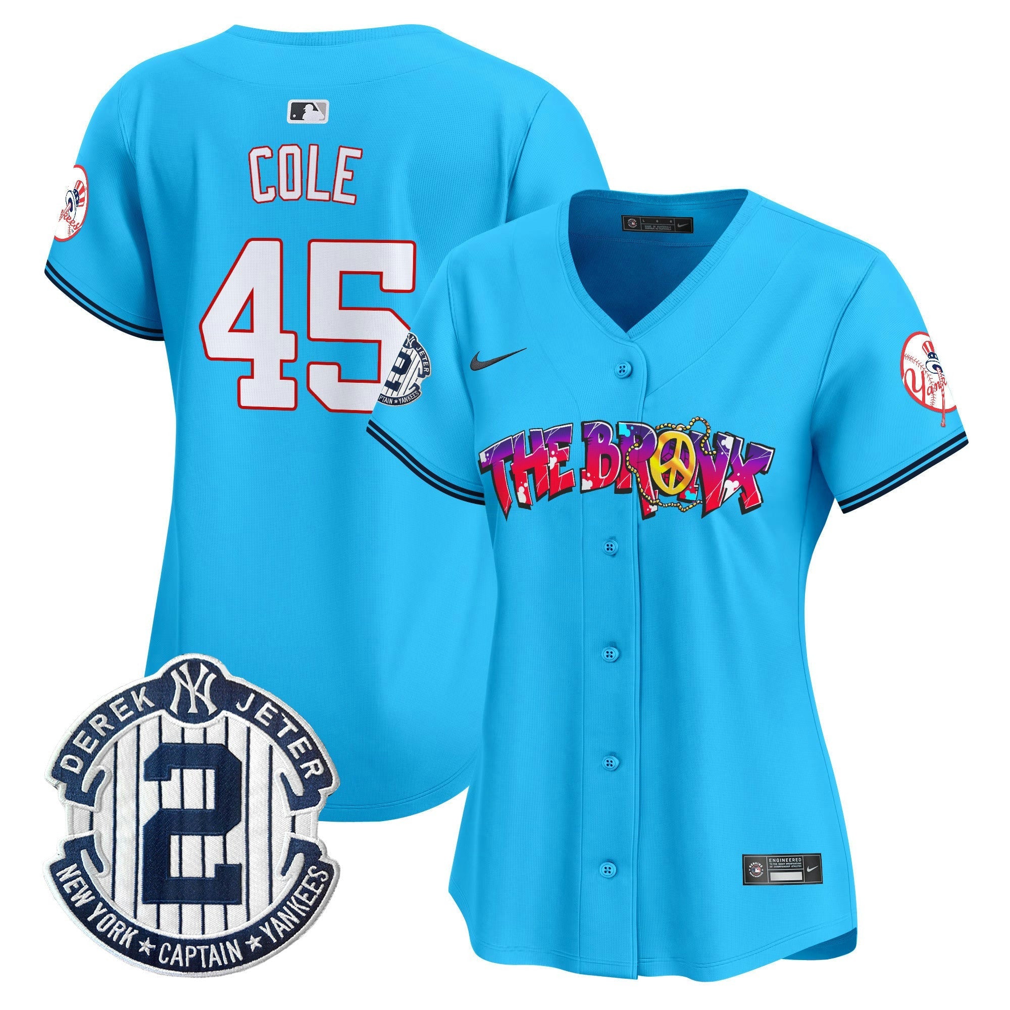 Camisa MLB Women’s New York The Bronx Graffiti Vapor Premier Limited Jersey V7