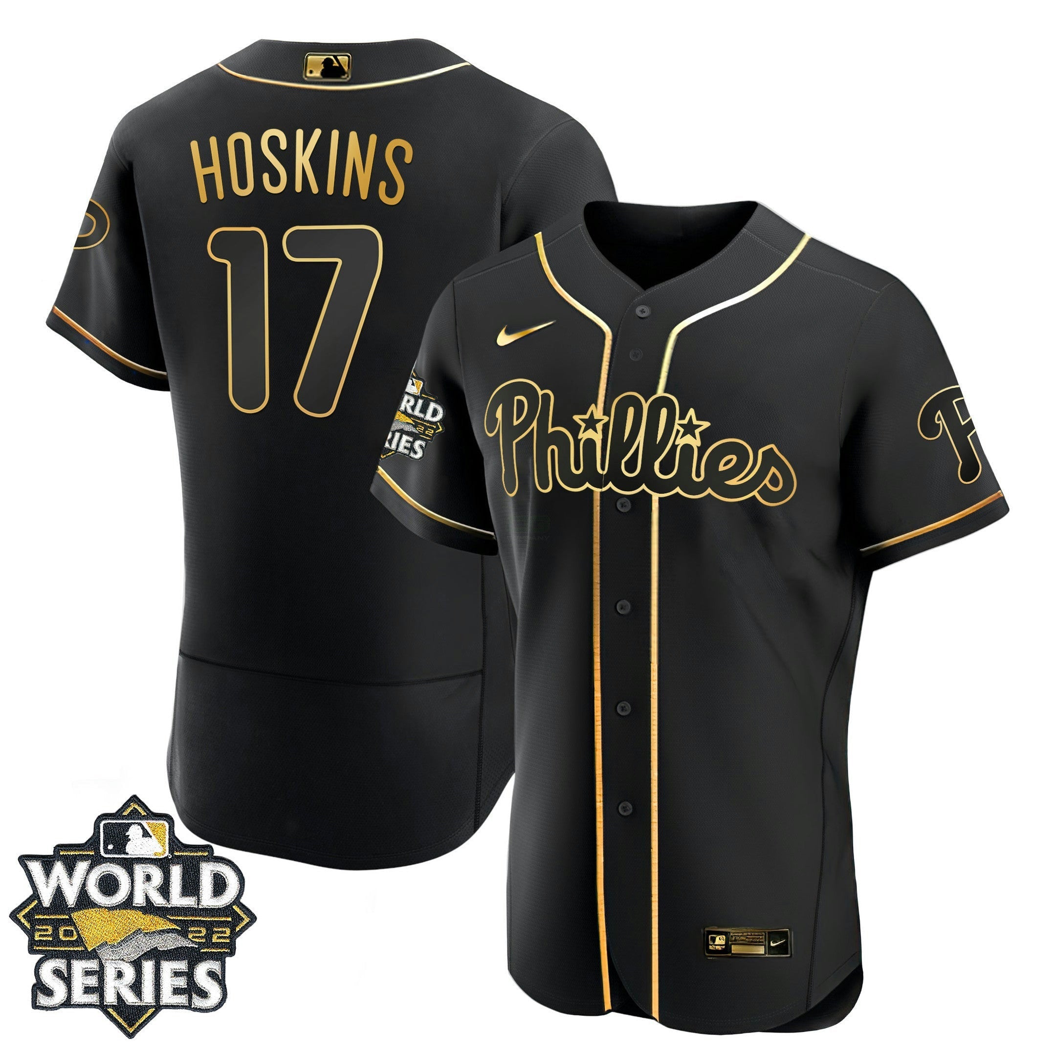 Camisa MLB Women’s Philadelphia Gold 2022 World Series Jersey