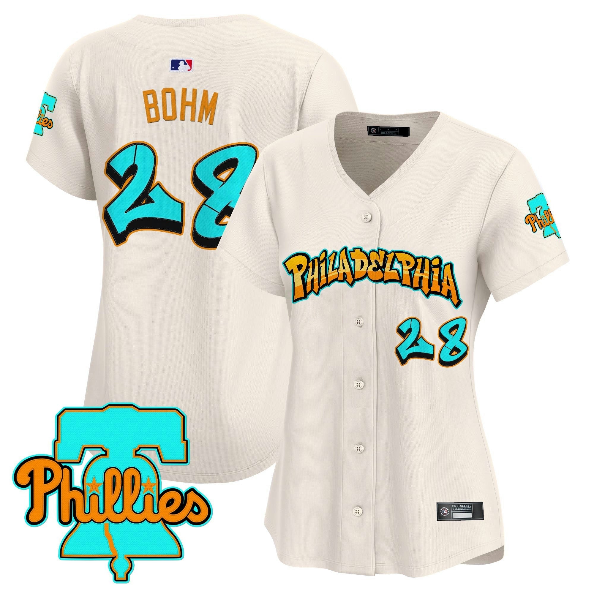 Camisa MLB Women’s Philadelphia ‘Graffiti Broad Street Edition’ Vapor Premier Limited Jersey