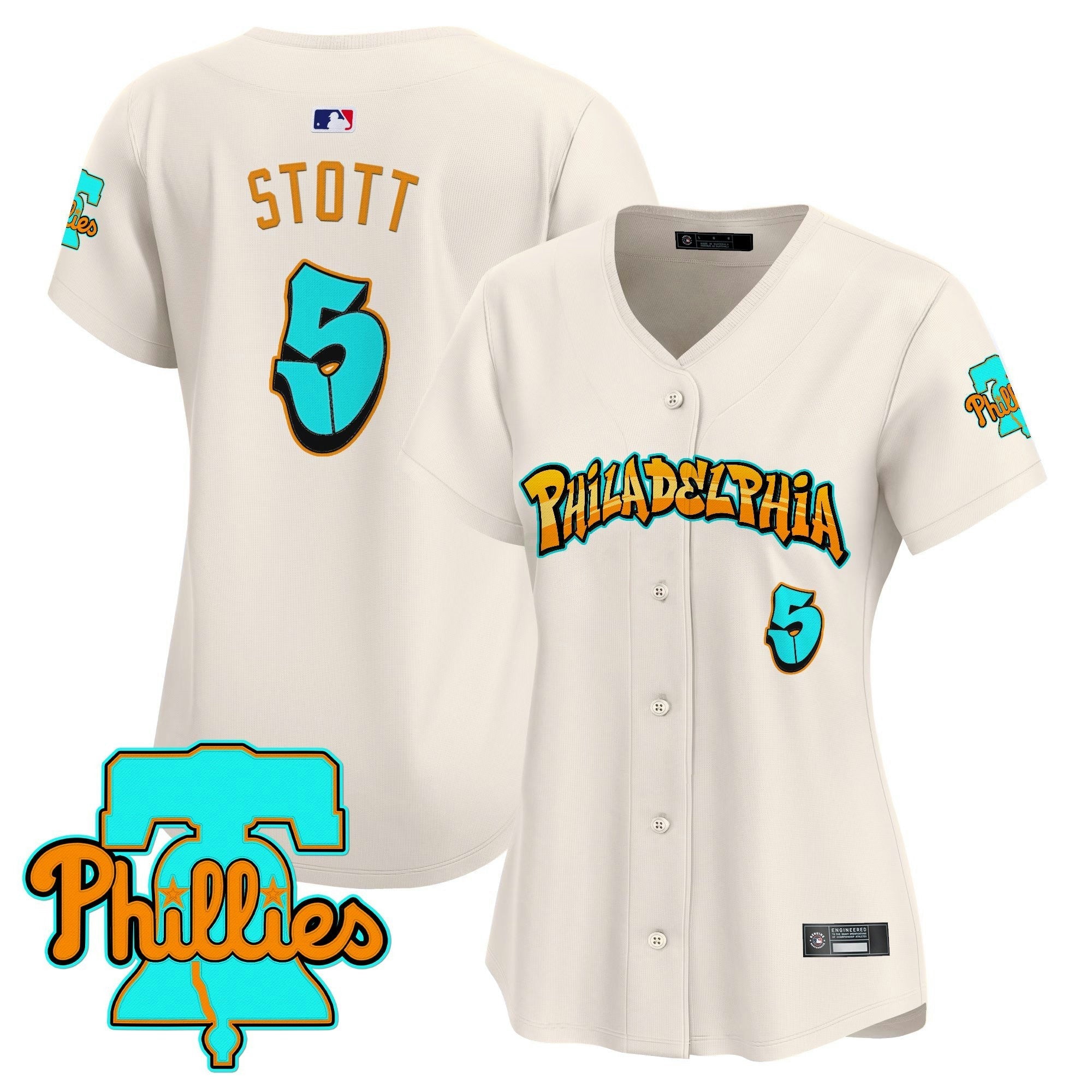 Camisa MLB Women’s Philadelphia ‘Graffiti Broad Street Edition’ Vapor Premier Limited Jersey