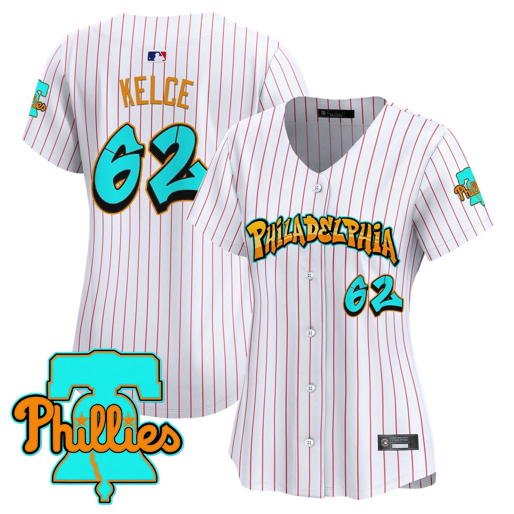Camisa MLB Women’s Philadelphia ‘Graffiti Broad Street Edition’ Vapor Premier Limited Jersey