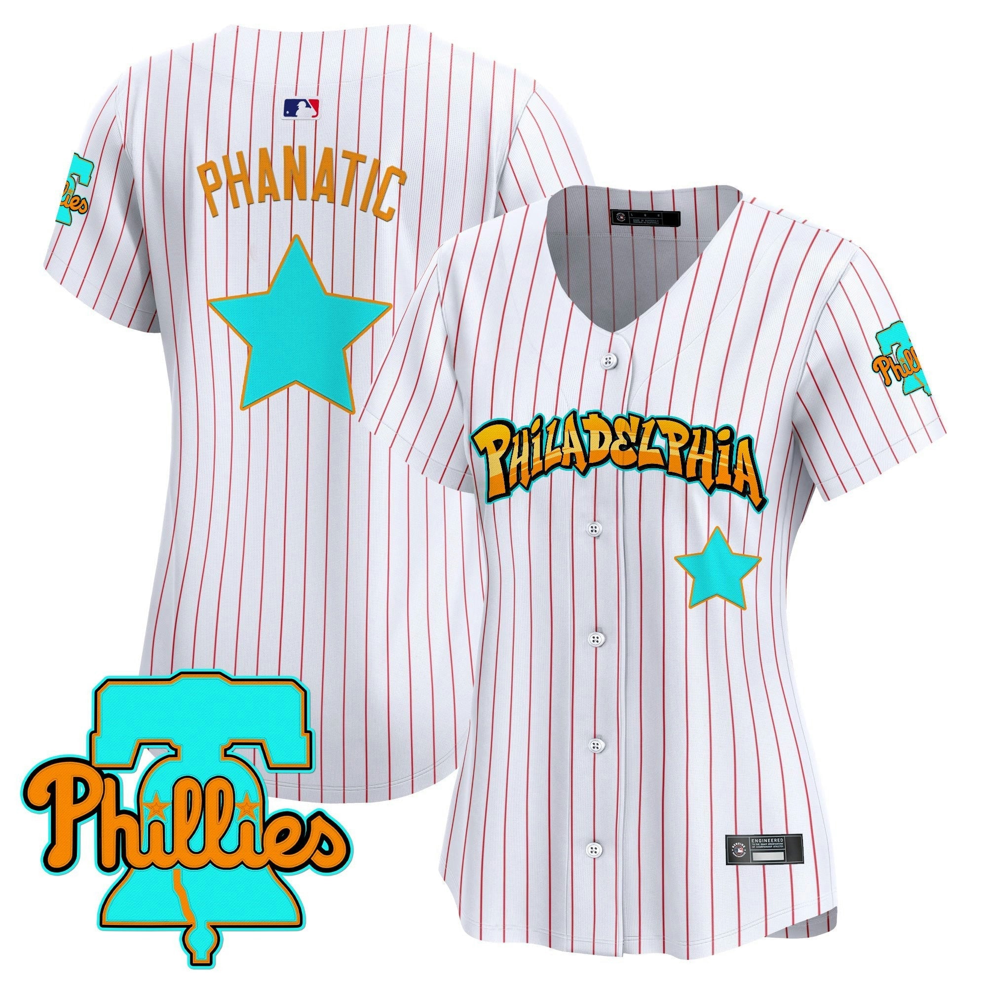 Camisa MLB Women’s Philadelphia ‘Graffiti Broad Street Edition’ Vapor Premier Limited Jersey