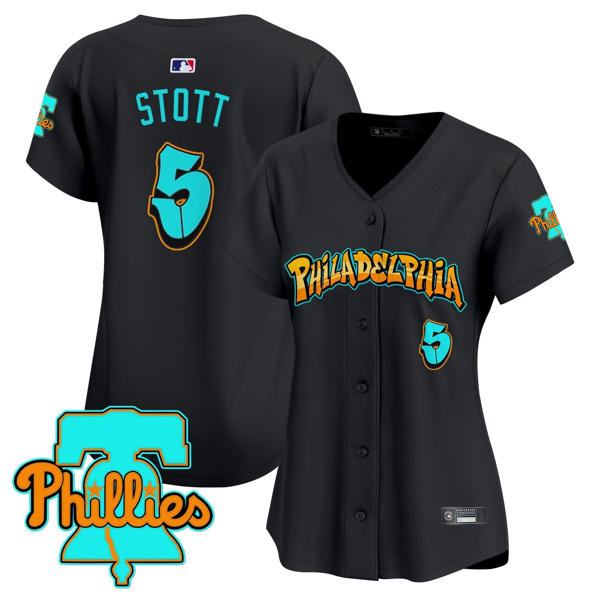 Camisa MLB Women’s Philadelphia ‘Graffiti Broad Street Edition’ Vapor Premier Limited Jersey