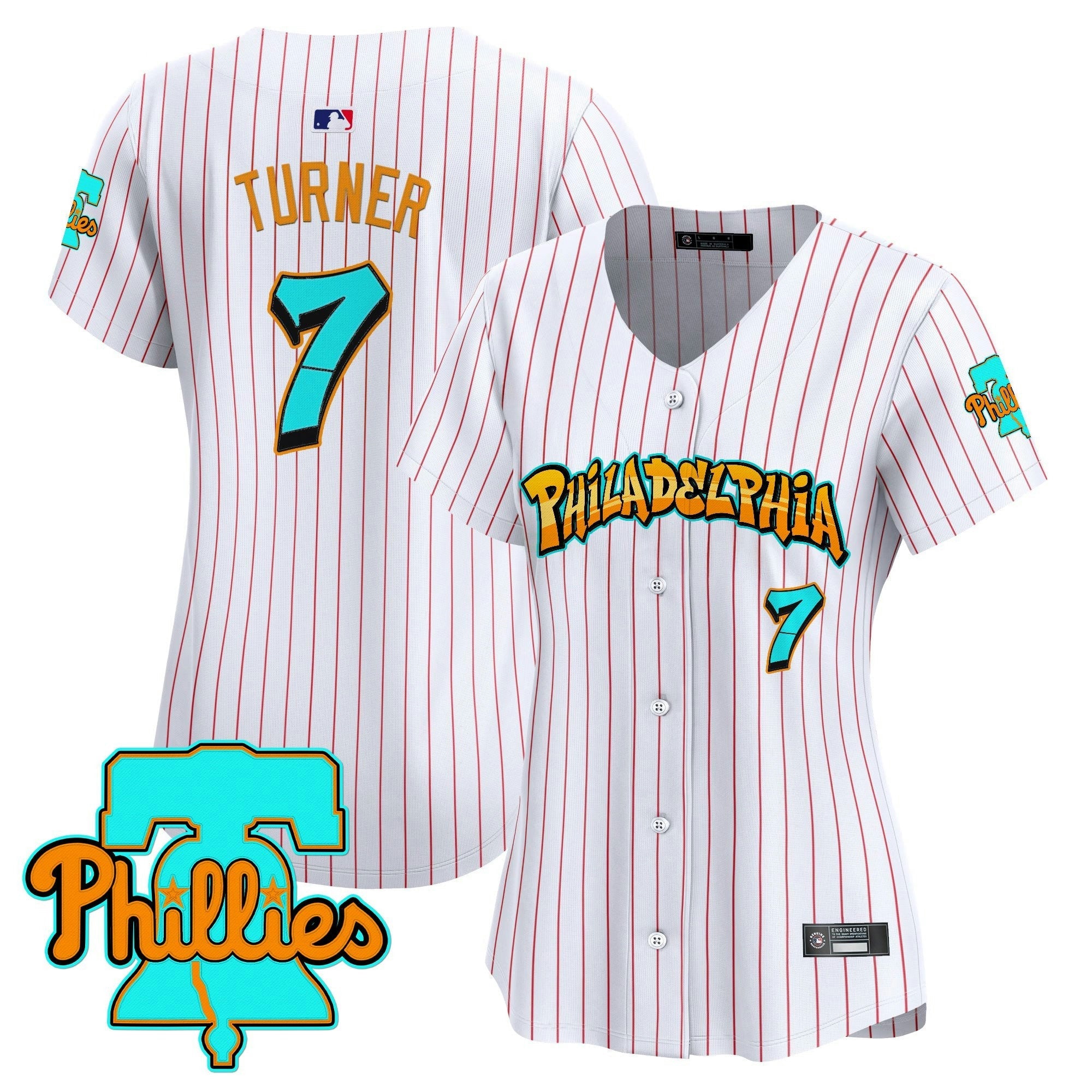 Camisa MLB Women’s Philadelphia ‘Graffiti Broad Street Edition’ Vapor Premier Limited Jersey
