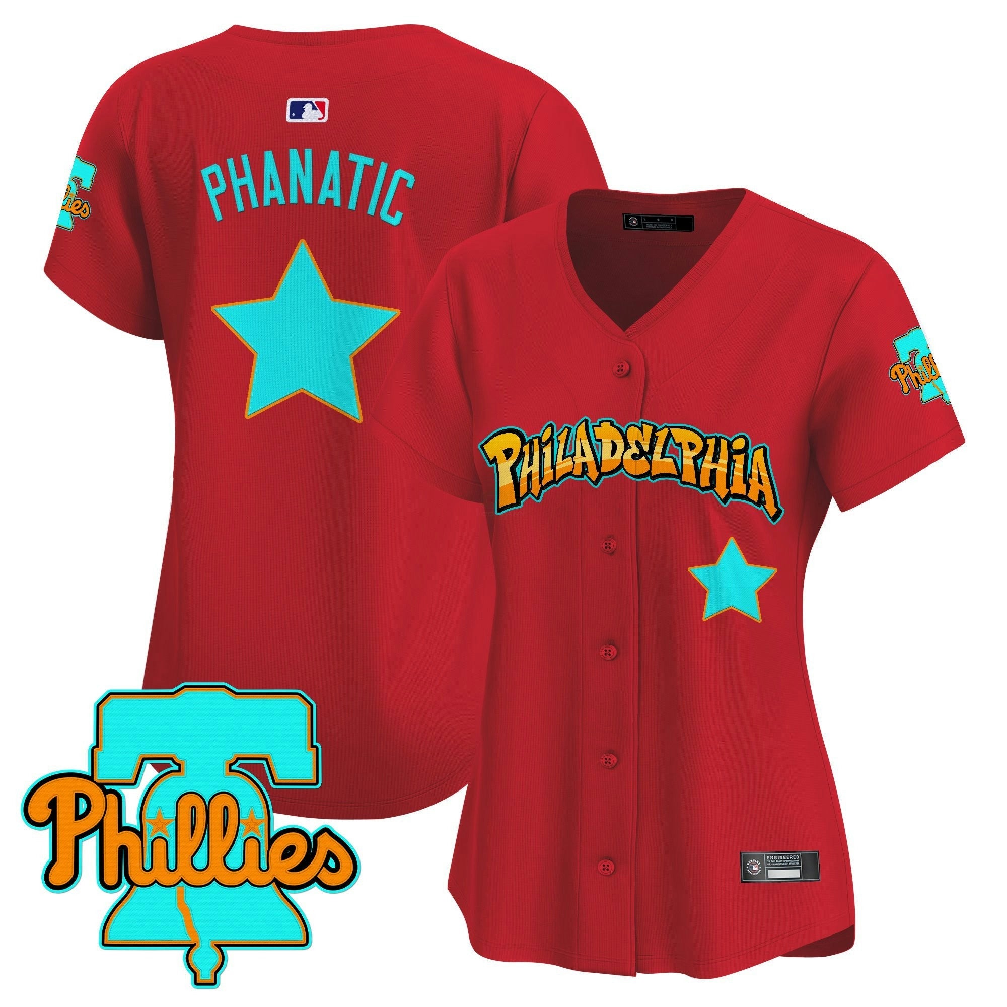 Camisa MLB Women’s Philadelphia ‘Graffiti Broad Street Edition’ Vapor Premier Limited Jersey