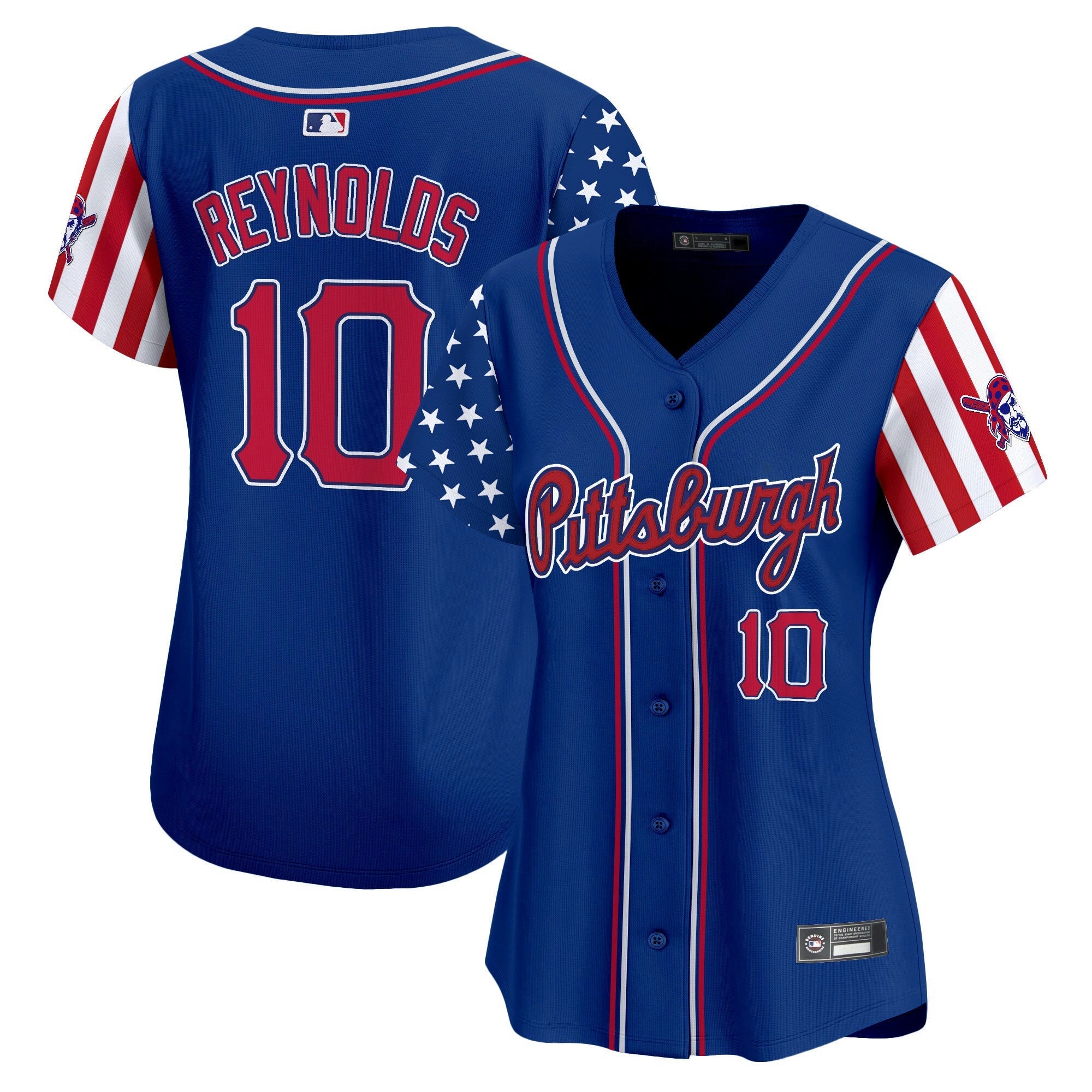 Camisa MLB Women’s Pittsburgh 2025 Independence Day Vapor Premier Limited Jersey
