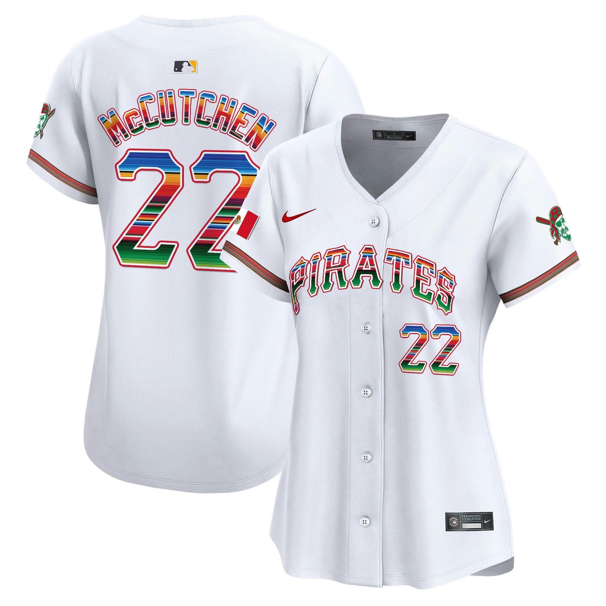 Camisa MLB Women’s Pittsburgh Mexico Vapor Premier Limited Jersey
