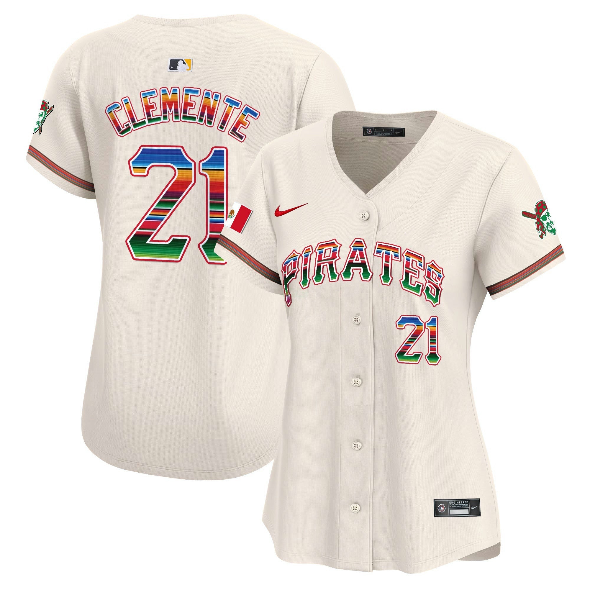 Camisa MLB Women’s Pittsburgh Mexico Vapor Premier Limited Jersey