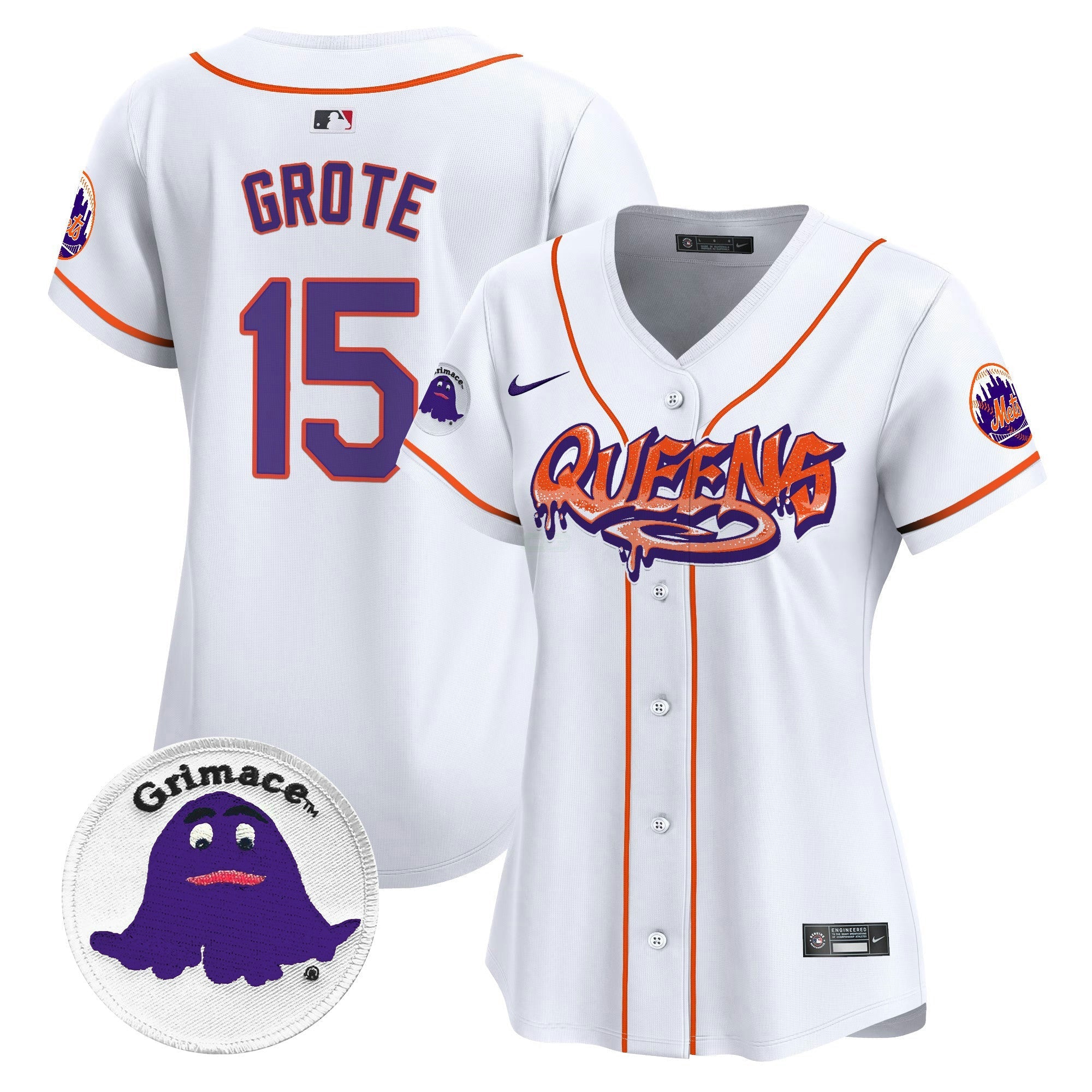 Camisa MLB Women’s Queens Graffiti Vapor Premier Limited Jersey
